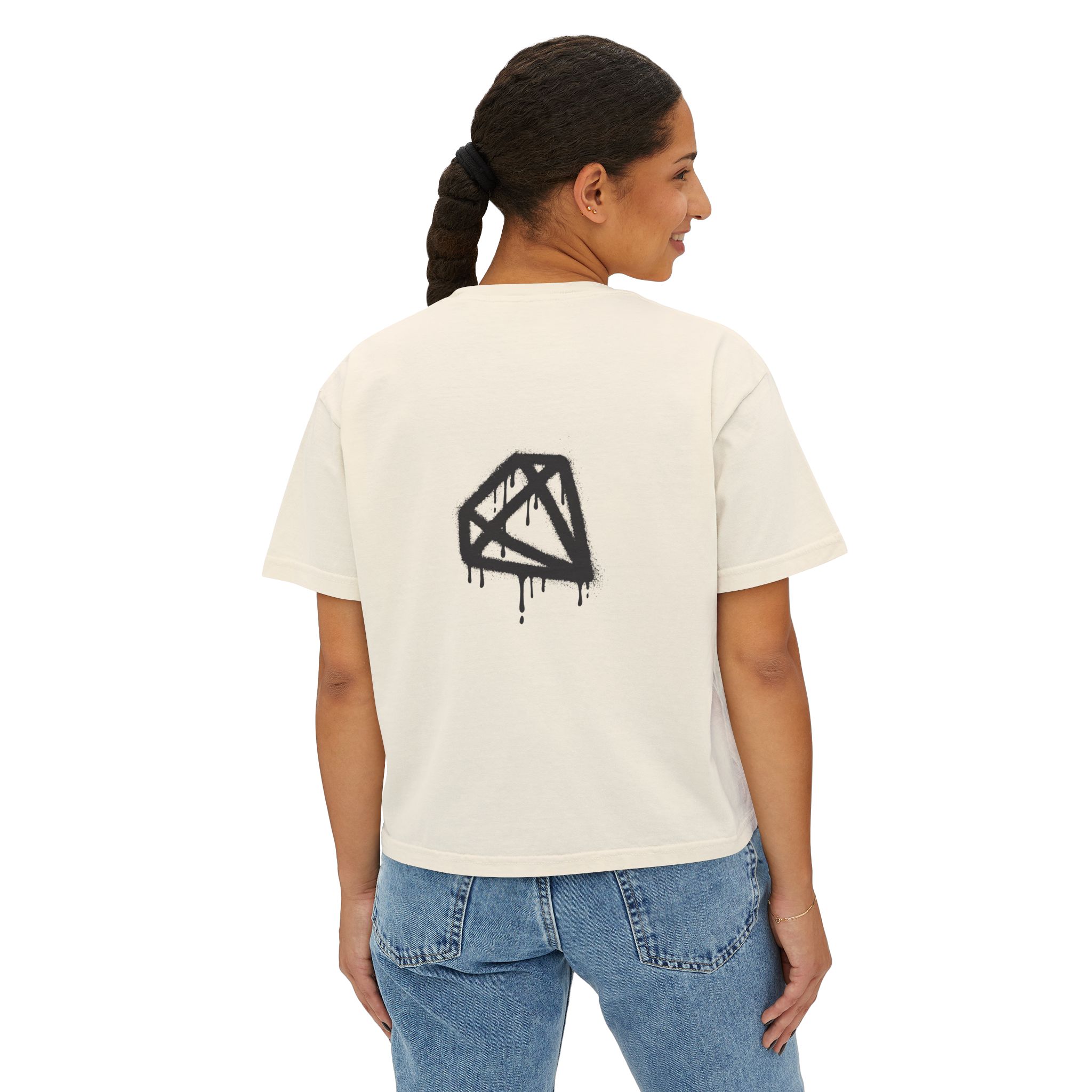 Personalized Women's Boxy T-Shirt, Perfect for Everyday Wear, Gift for Her, Birthdays Mother's Day Christmas Gifts, Summer Outfits, Relaxed Style product thumbnail image Personalized Women's Boxy T-Shirt, Perfect for Everyday Wear, Gift for Her, Birthdays Mother's Day Christmas Gifts, Summer Outfits, Relaxed Style product thumbnail image