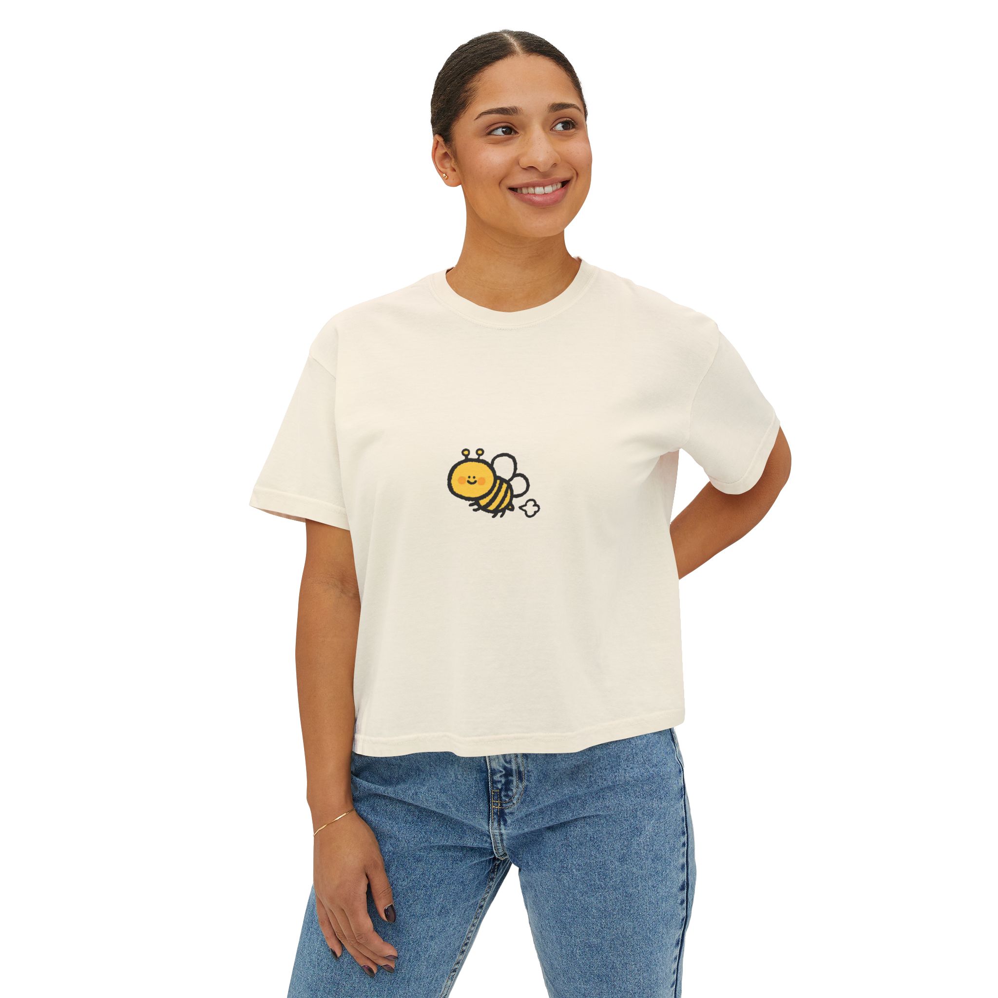 Personalized Women's Boxy T-Shirt, Perfect for Everyday Wear, Gift for Her, Birthdays Mother's Day Christmas Gifts, Summer Outfits, Relaxed Style product thumbnail image Personalized Women's Boxy T-Shirt, Perfect for Everyday Wear, Gift for Her, Birthdays Mother's Day Christmas Gifts, Summer Outfits, Relaxed Style product thumbnail image