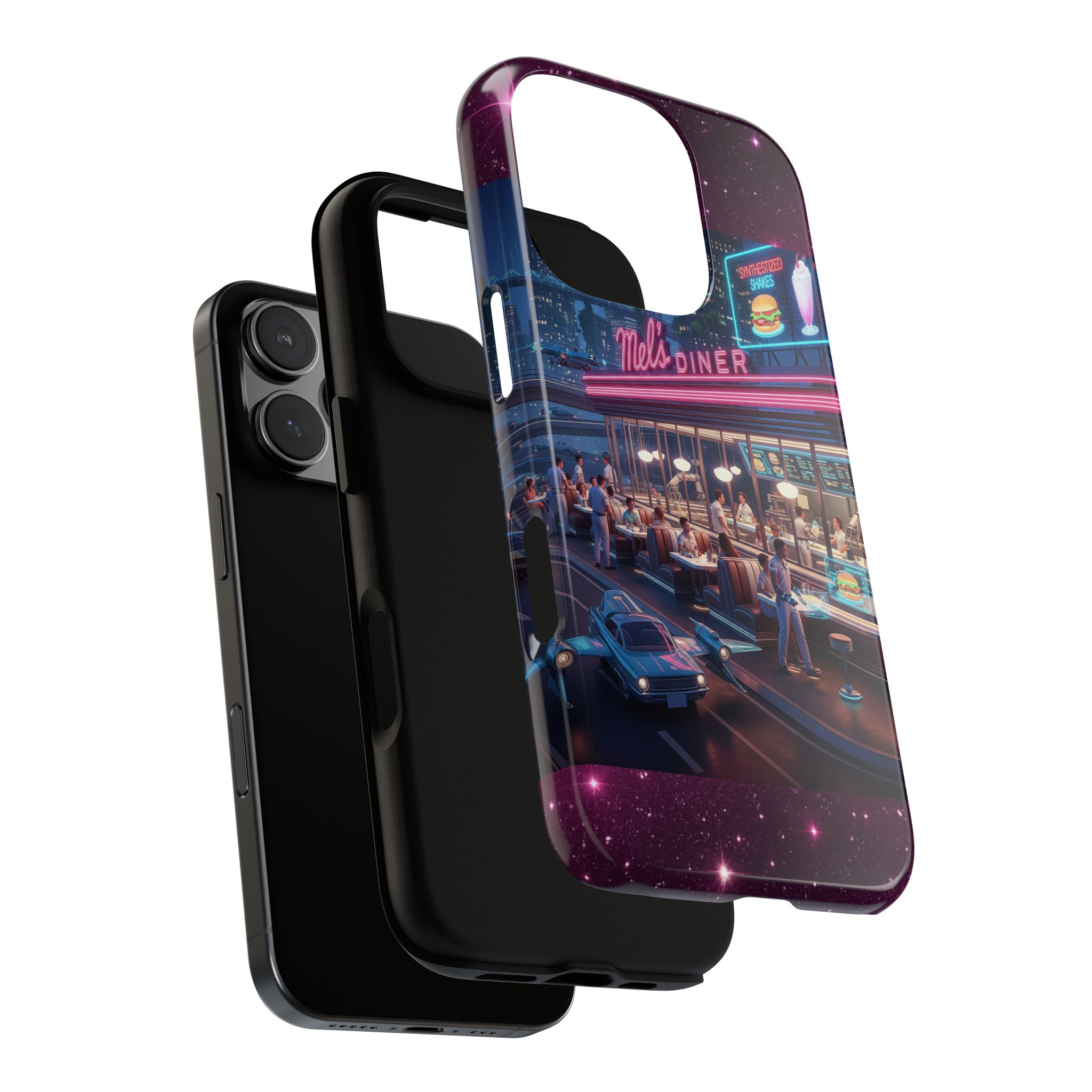 Mel's Diner Phone Case | Retro Diner Aesthetic, Tough Cases for Protection, Vintage Gift, Pop Culture Accessory, Phone Cover