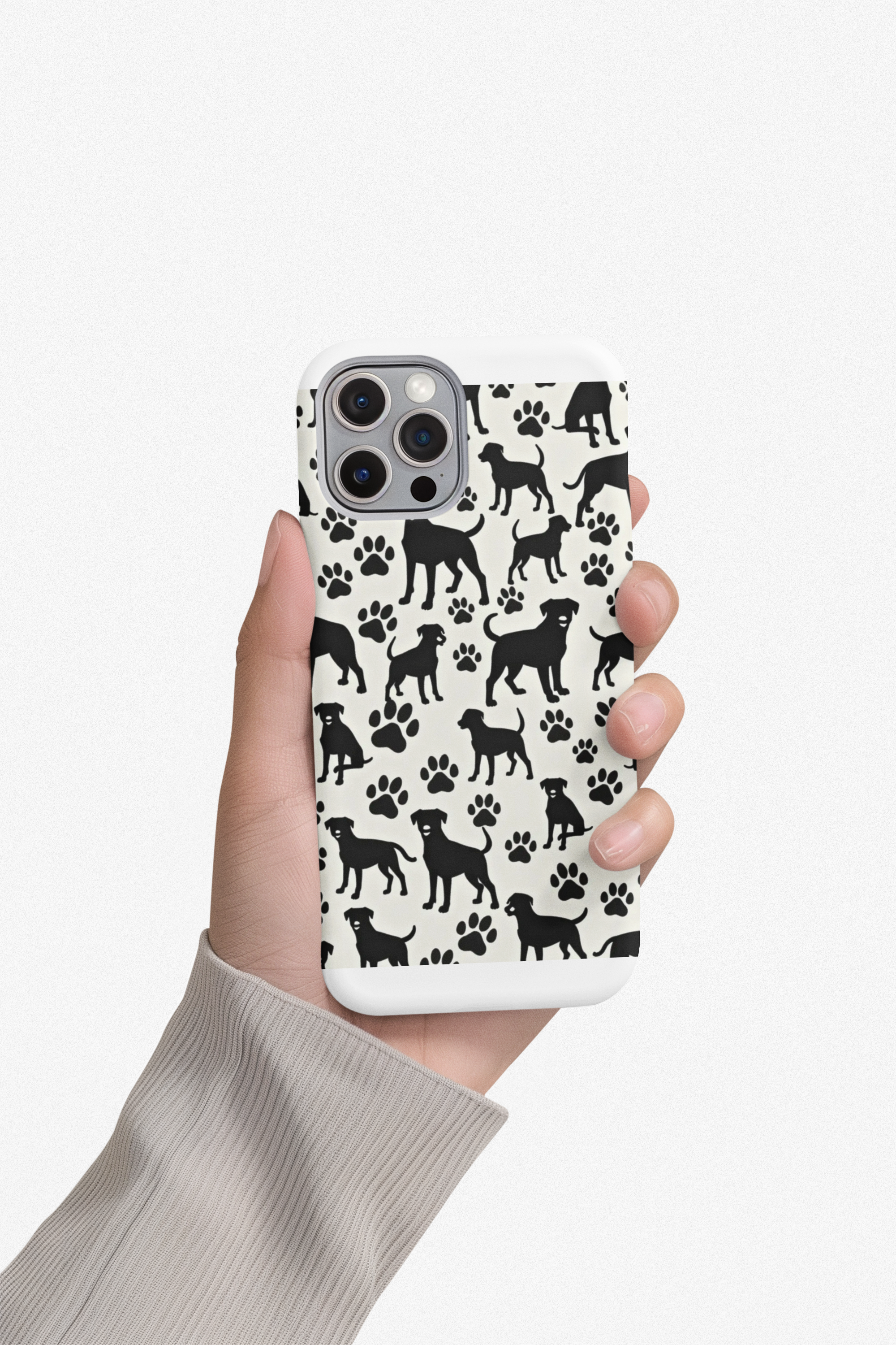 Dog Lover iPhone Case, iPhone Tough Cases, Pet-Themed Gift, Animal Lover Accessory, Unique Phone Cover, Dog Print Design product thumbnail image