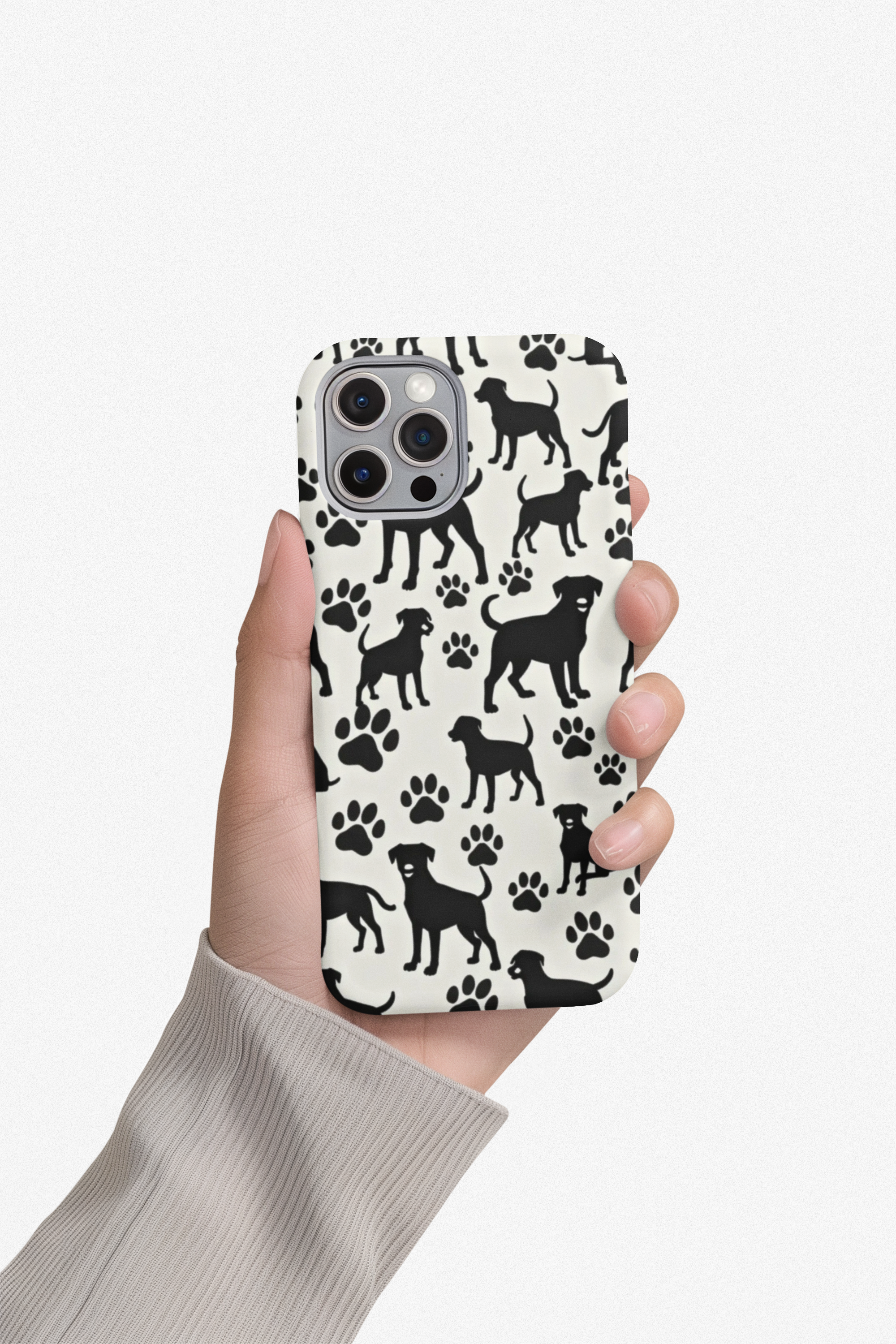 Dog Lover iPhone Case, iPhone Tough Cases, Pet-Themed Gift, Animal Lover Accessory, Unique Phone Cover, Dog Print Design product thumbnail image