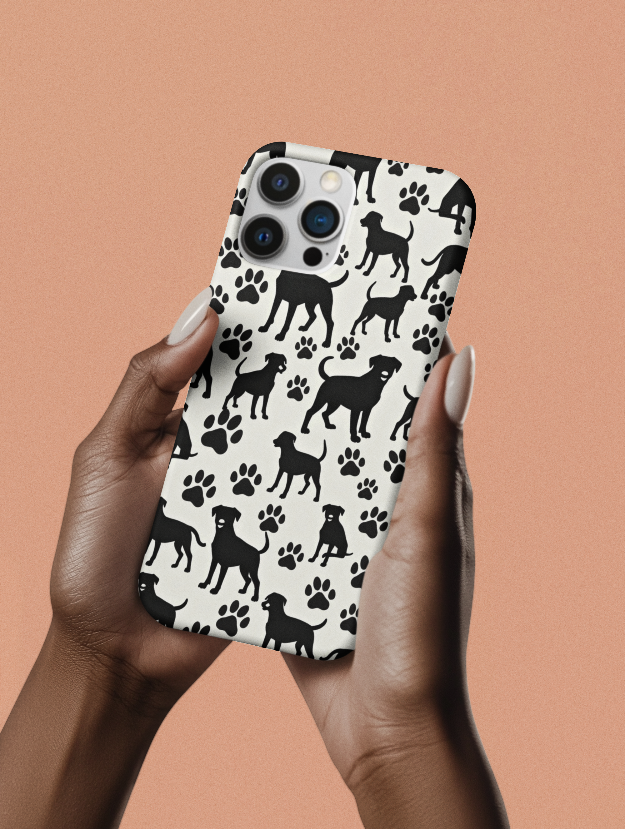 Dog Lover iPhone Case, iPhone Tough Cases, Pet-Themed Gift, Animal Lover Accessory, Unique Phone Cover, Dog Print Design product thumbnail image Dog Lover iPhone Case, iPhone Tough Cases, Pet-Themed Gift, Animal Lover Accessory, Unique Phone Cover, Dog Print Design product thumbnail image