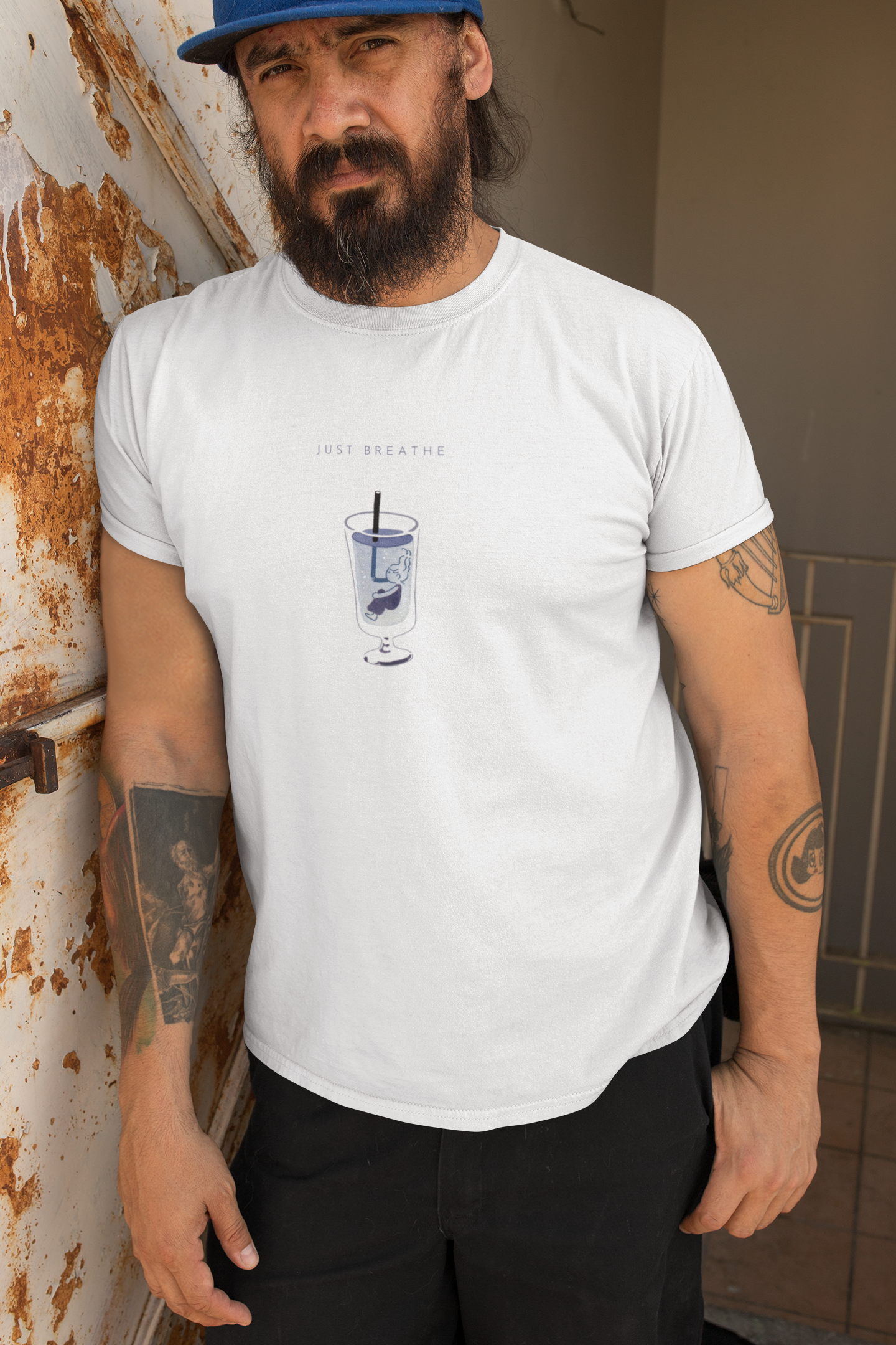 Chill Vibes Unisex Cotton Crew Tee, Relaxed T-Shirt, Summer Tee, Casual Gift, Art-Inspired Apparel, Everyday Wear product thumbnail image
