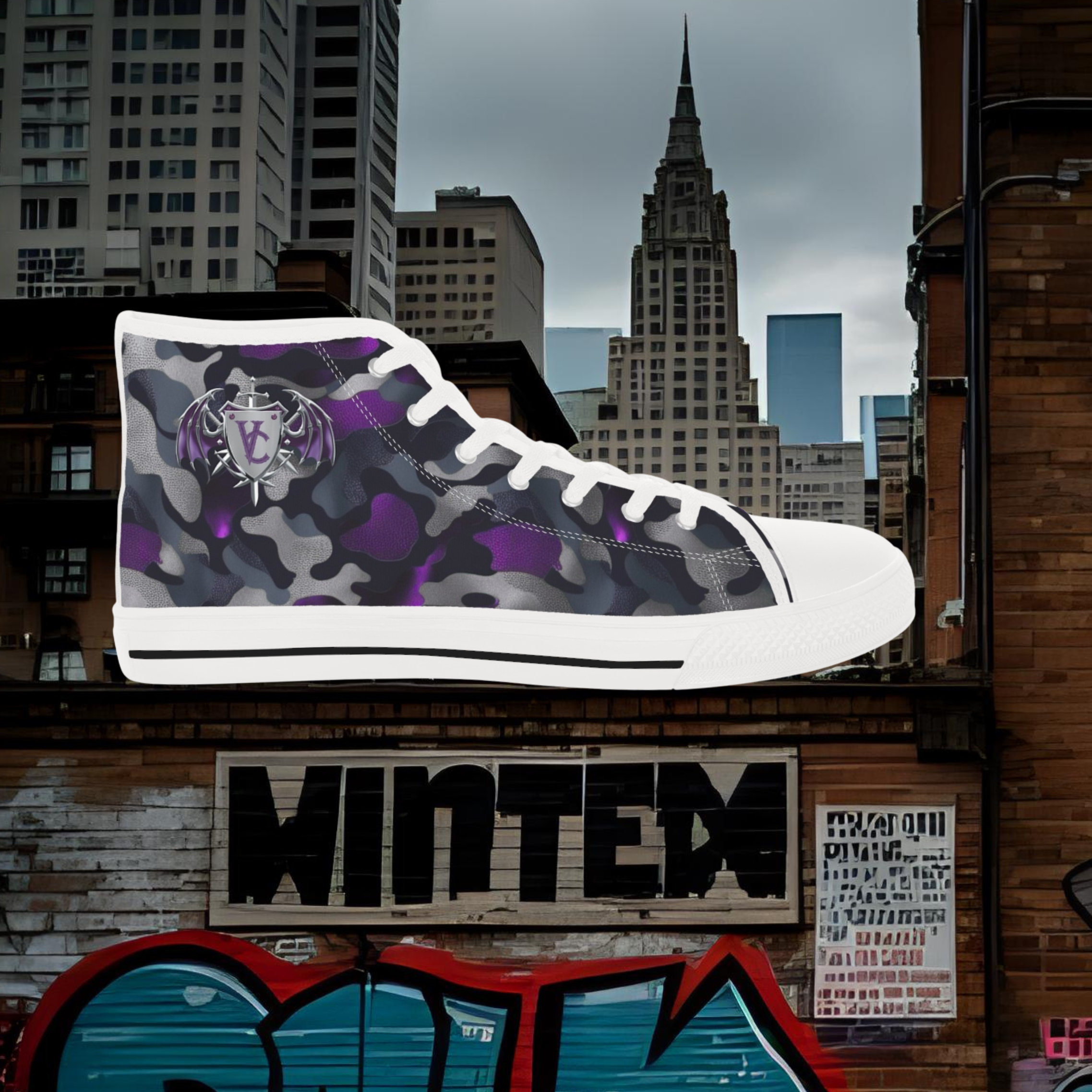 Stylish Camo High Top Sneakers for Men | Trendy Streetwear Footwear, Casual Fashion, Cool Gift for Him, Everyday Sneakers, Urban Style product thumbnail image Stylish Camo High Top Sneakers for Men | Trendy Streetwear Footwear, Casual Fashion, Cool Gift for Him, Everyday Sneakers, Urban Style product thumbnail image