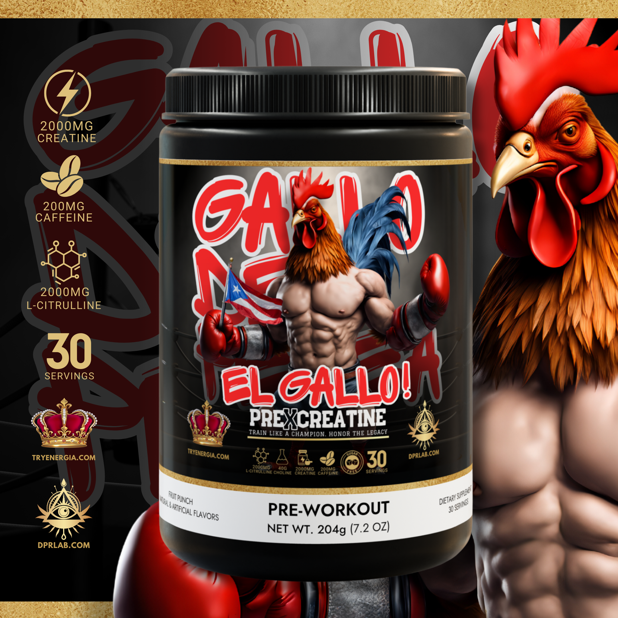 Pre + Creatine: Fruit Punch