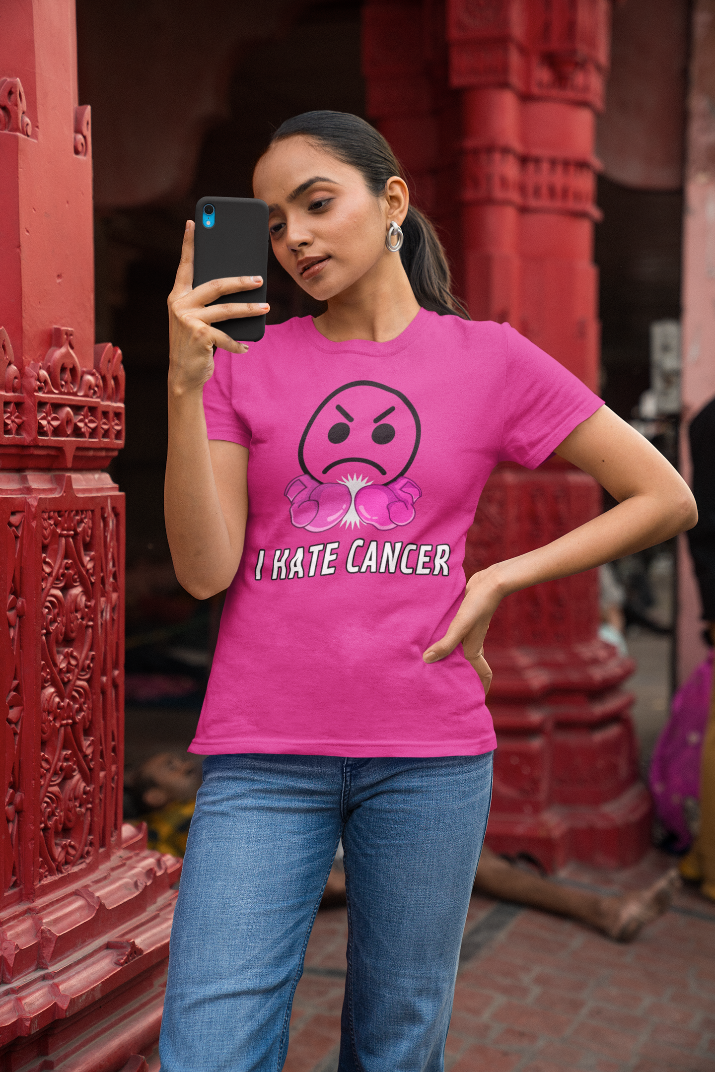  Hate Cancer Design, Support Cancer Awareness, Gift for Survivors, Comfort Tee, Fight Cancer, [...] product thumbnail image