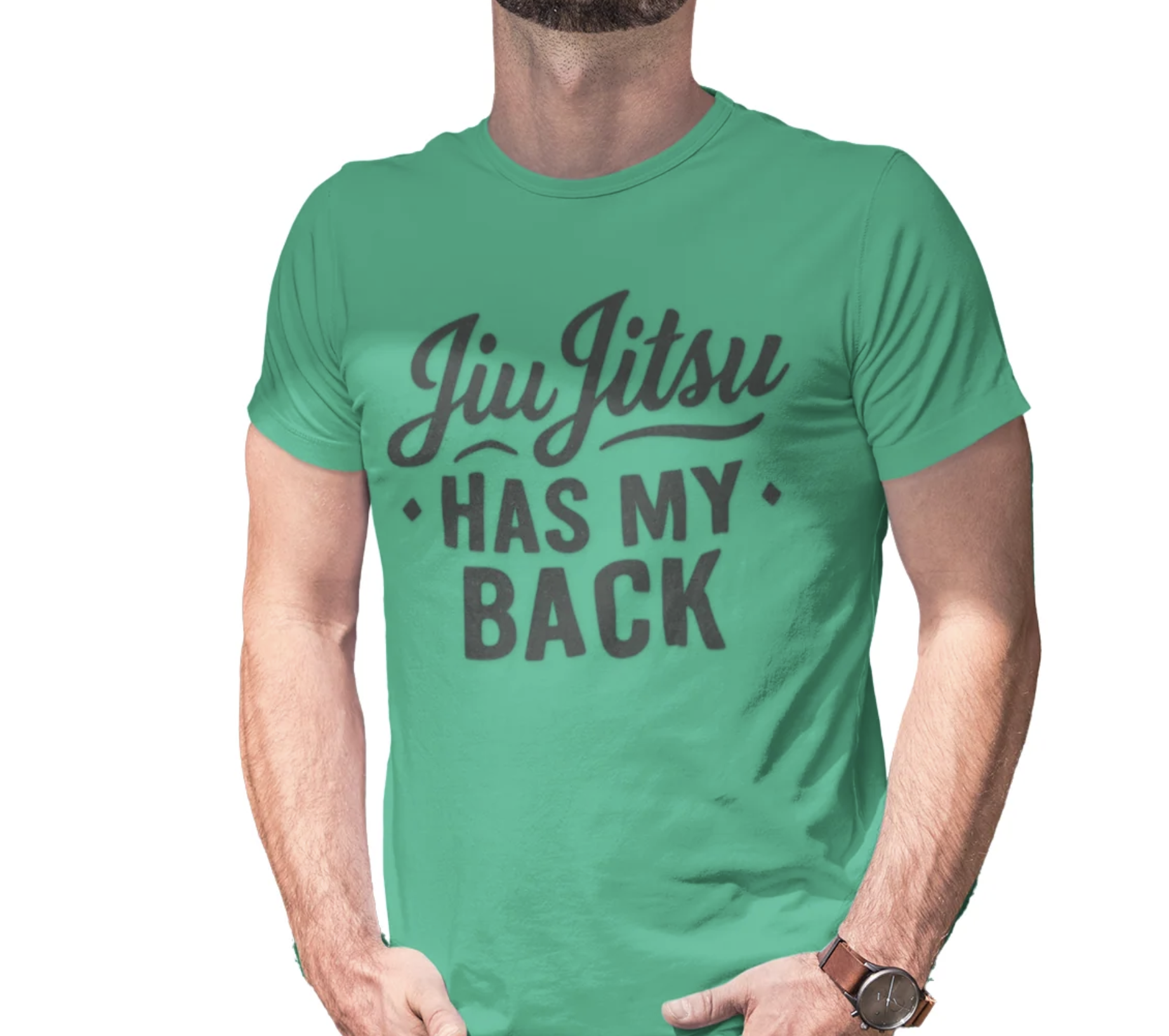 Jiu Jitsu Has My Back BJJ Men/Unisex T-Shirt product thumbnail image Jiu Jitsu Has My Back BJJ Men/Unisex T-Shirt product thumbnail image