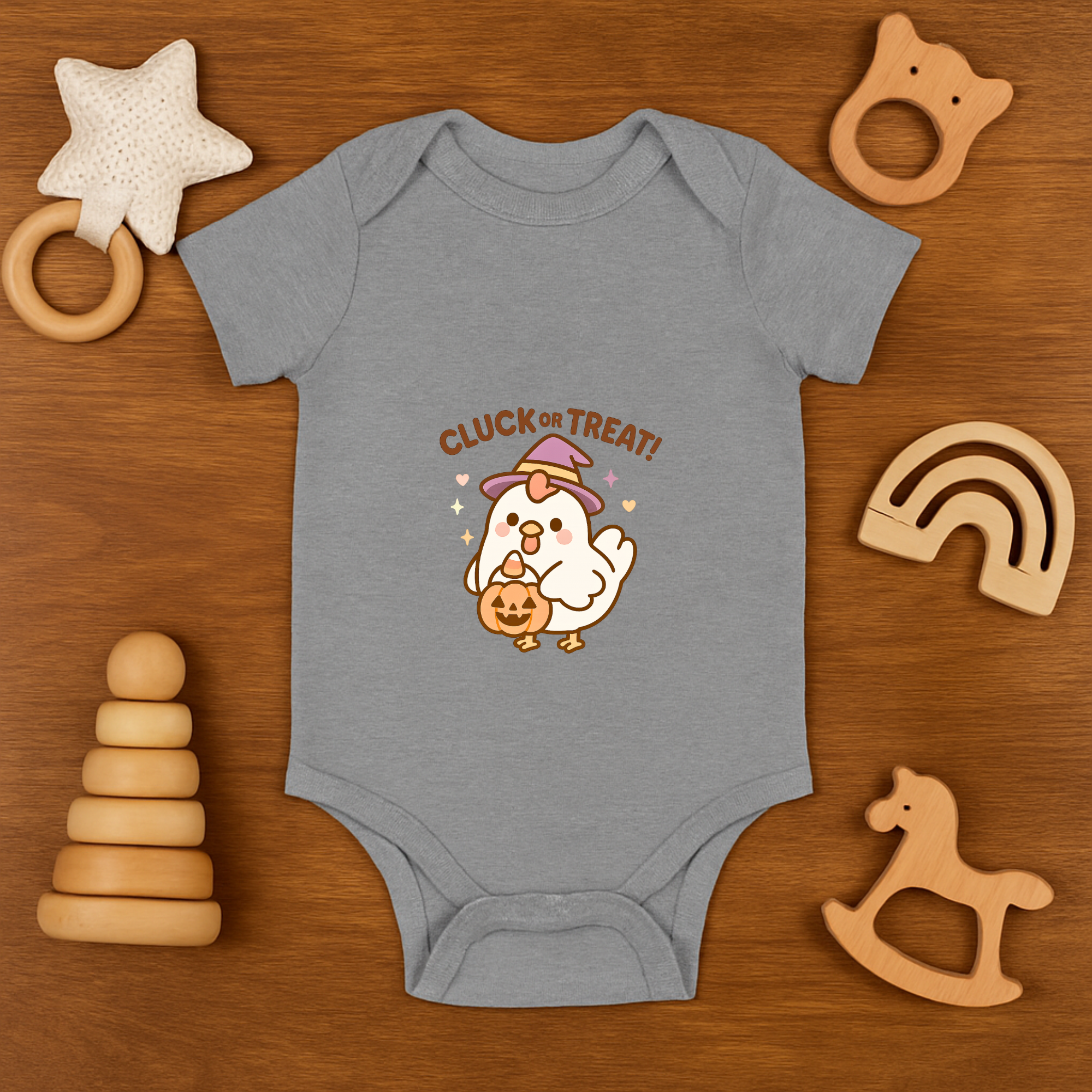 Adorable Halloween Baby Onesie “Cluck or Treat” Bodysuit | Cute Chicken Costume Baby Outfit | Toddler And Infant Fall Holiday Gift product thumbnail image Adorable Halloween Baby Onesie “Cluck or Treat” Bodysuit | Cute Chicken Costume Baby Outfit | Toddler And Infant Fall Holiday Gift product thumbnail image