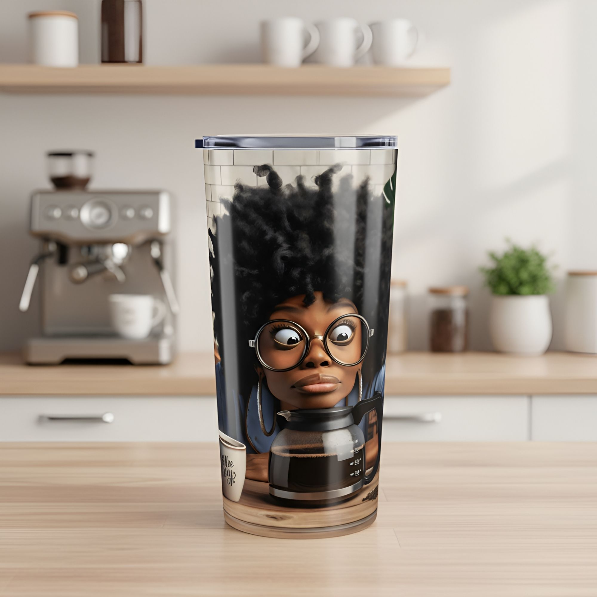 Espresso Yourself – Funny Coffee Tumbler 20oz product thumbnail image Espresso Yourself – Funny Coffee Tumbler 20oz product thumbnail image