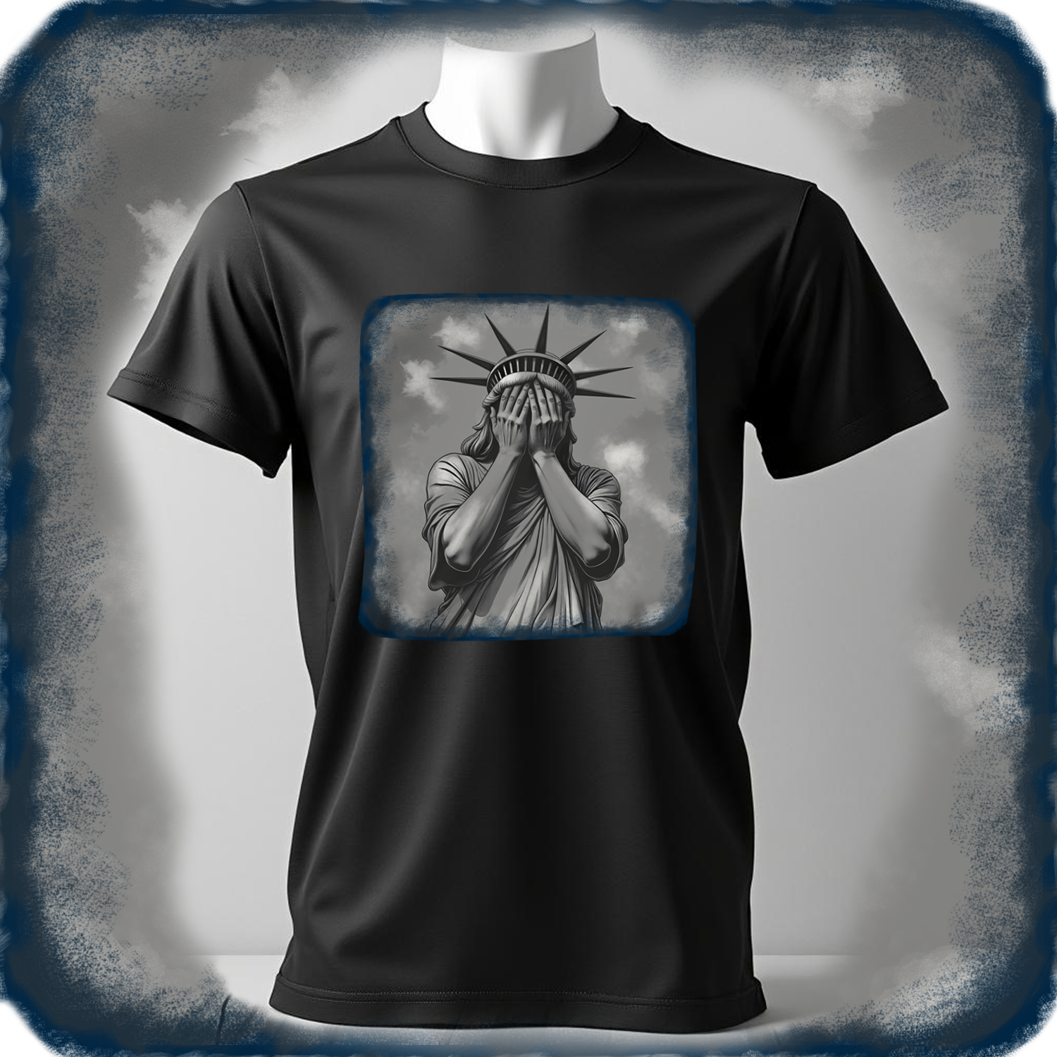 Statue of Liberty What's Going On T-Shirt - Unisex Graphic Tee