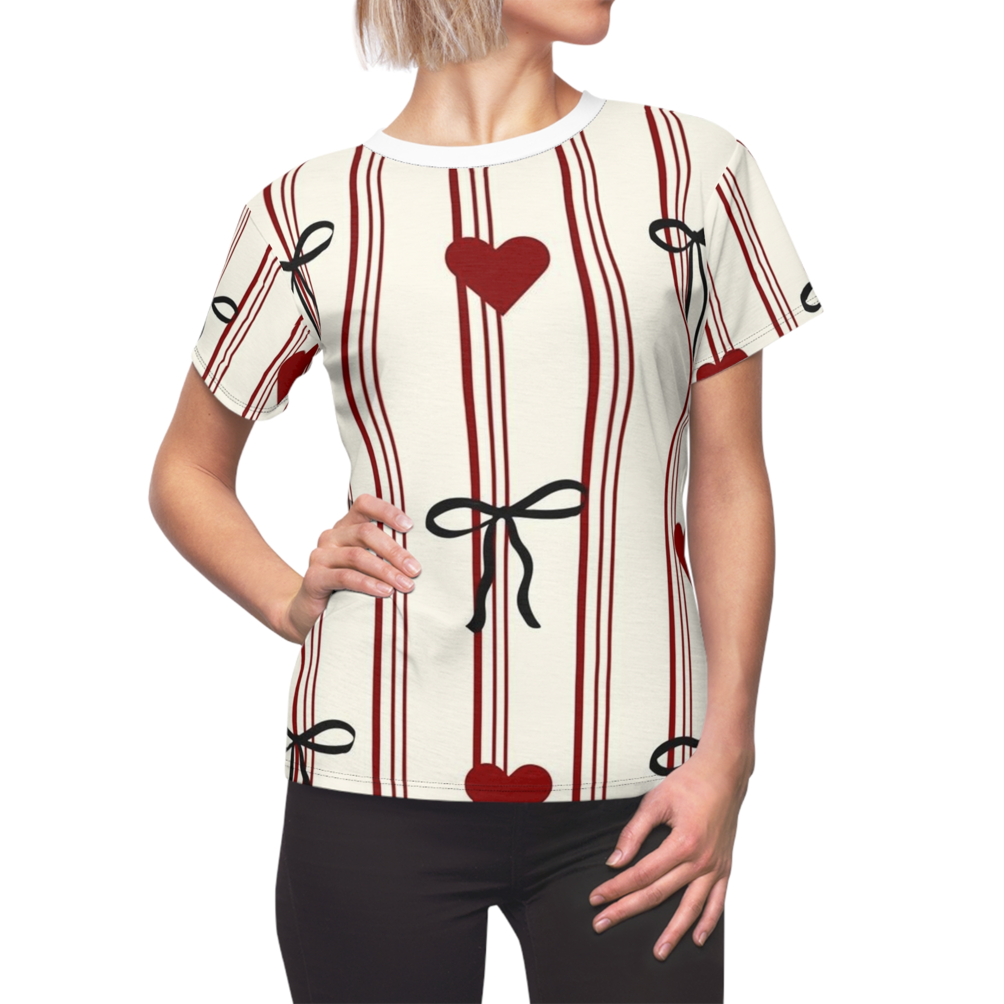 Personalized Women's All Pattern Tee, Unique Custom T-Shirt, Graphic Top, Everyday Wear, Casual, Birthday Gift for Her product thumbnail image Personalized Women's All Pattern Tee, Unique Custom T-Shirt, Graphic Top, Everyday Wear, Casual, Birthday Gift for Her product thumbnail image