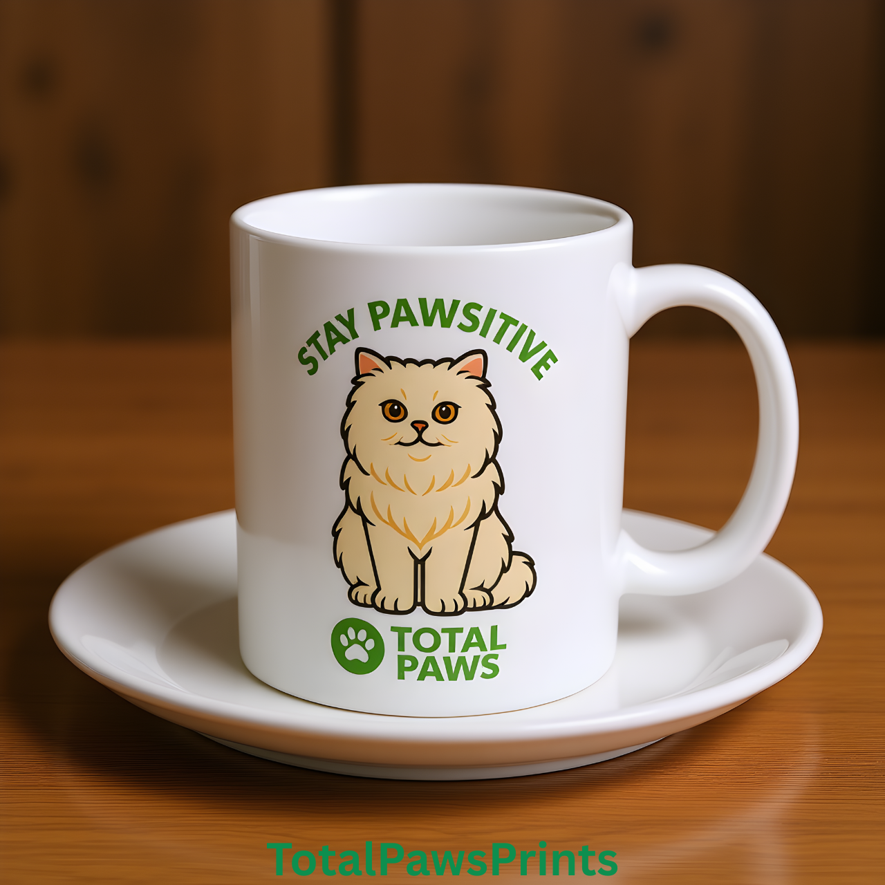 🐾 Stay Pawsitive – Persian Edition Mug (11 oz / 15 oz) product thumbnail image 🐾 Stay Pawsitive – Persian Edition Mug (11 oz / 15 oz) product thumbnail image