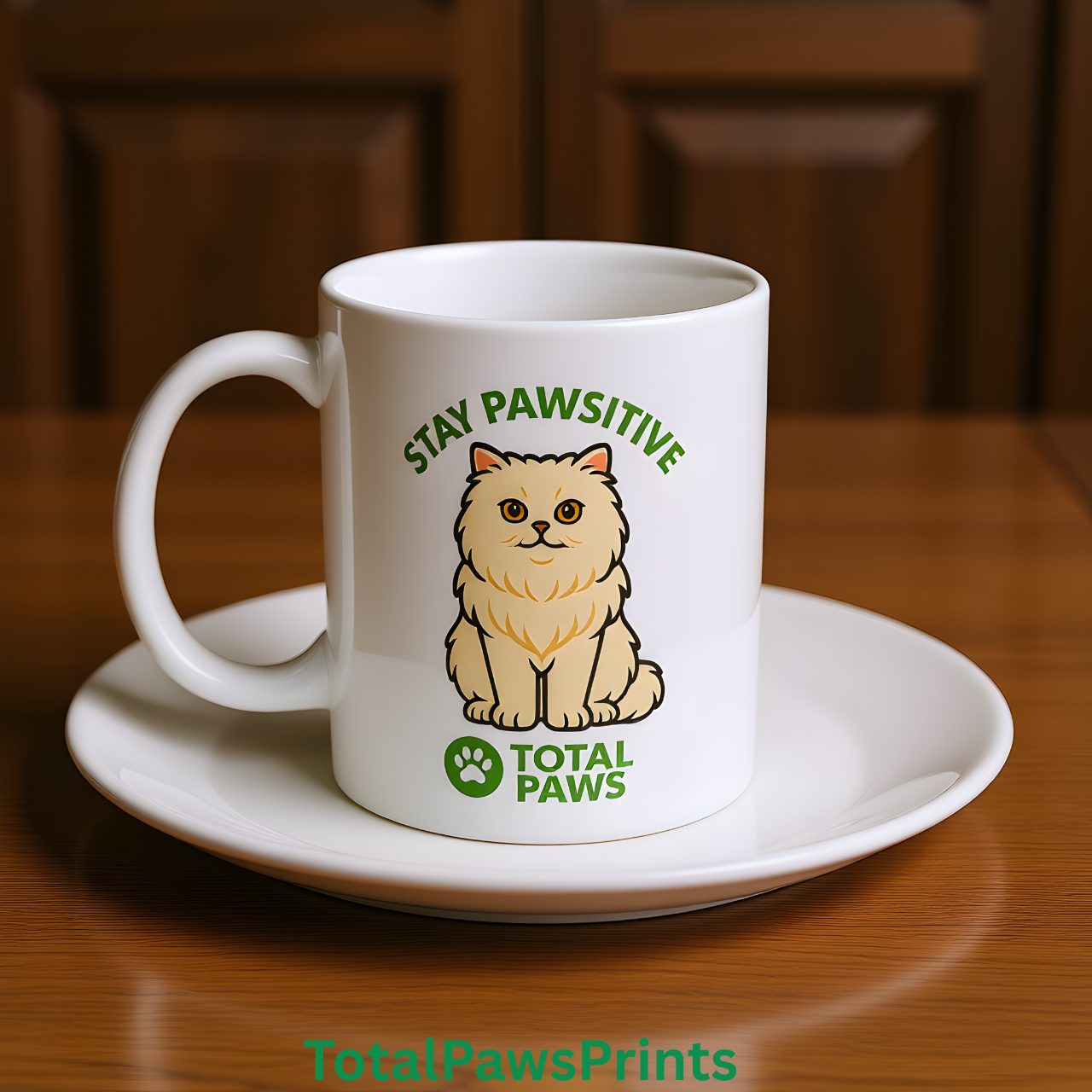 🐾 Stay Pawsitive – Persian Edition Mug (11 oz / 15 oz) product thumbnail image 🐾 Stay Pawsitive – Persian Edition Mug (11 oz / 15 oz) product thumbnail image