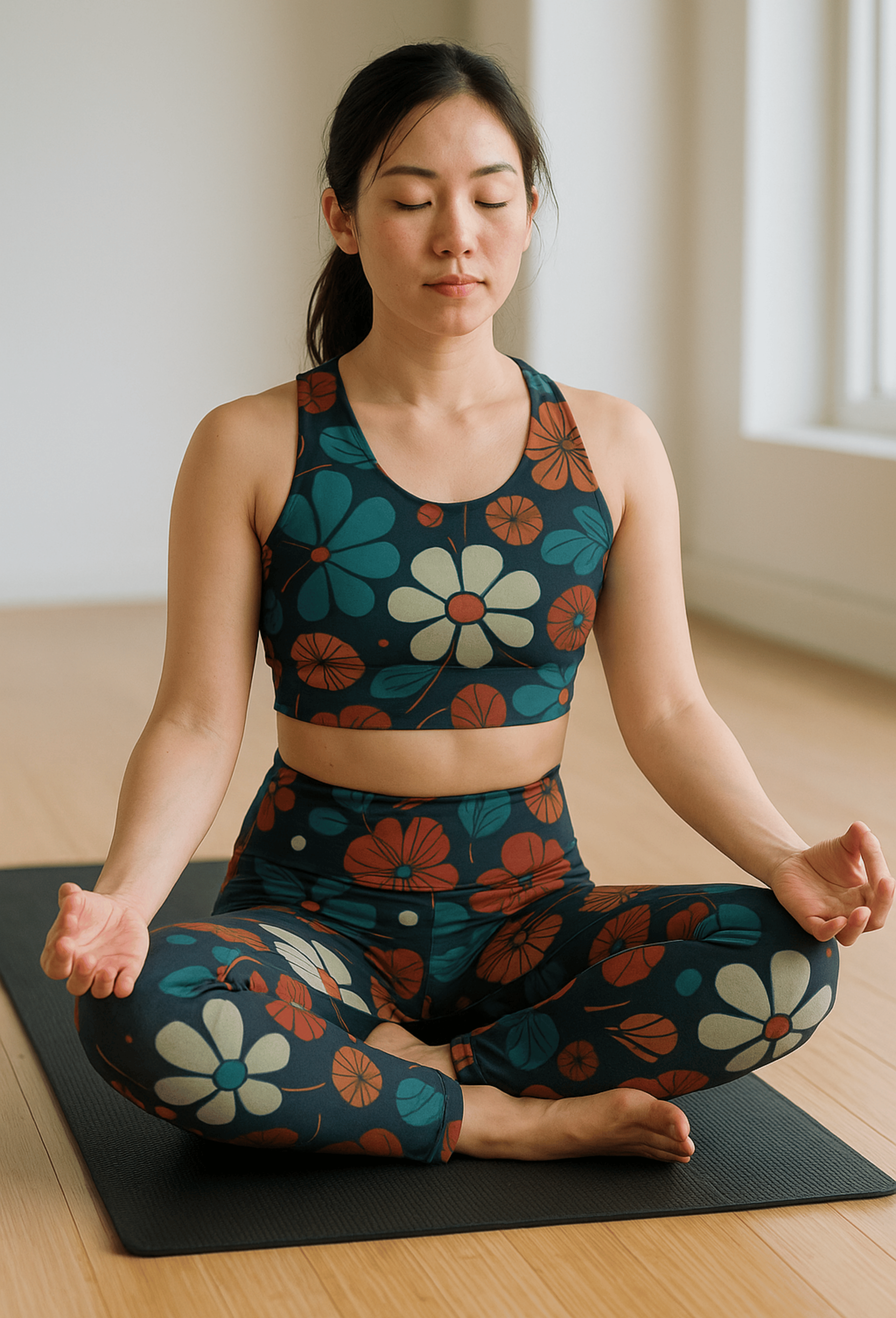 Floral Sports Bra for Active Women, Workout Gear, Fitness Apparel, Yoga Top, Athleisure, Gift for Her Floral Sports Bra for Active Women, Workout Gear, Fitness Apparel, Yoga Top, Athleisure, Gift for Her