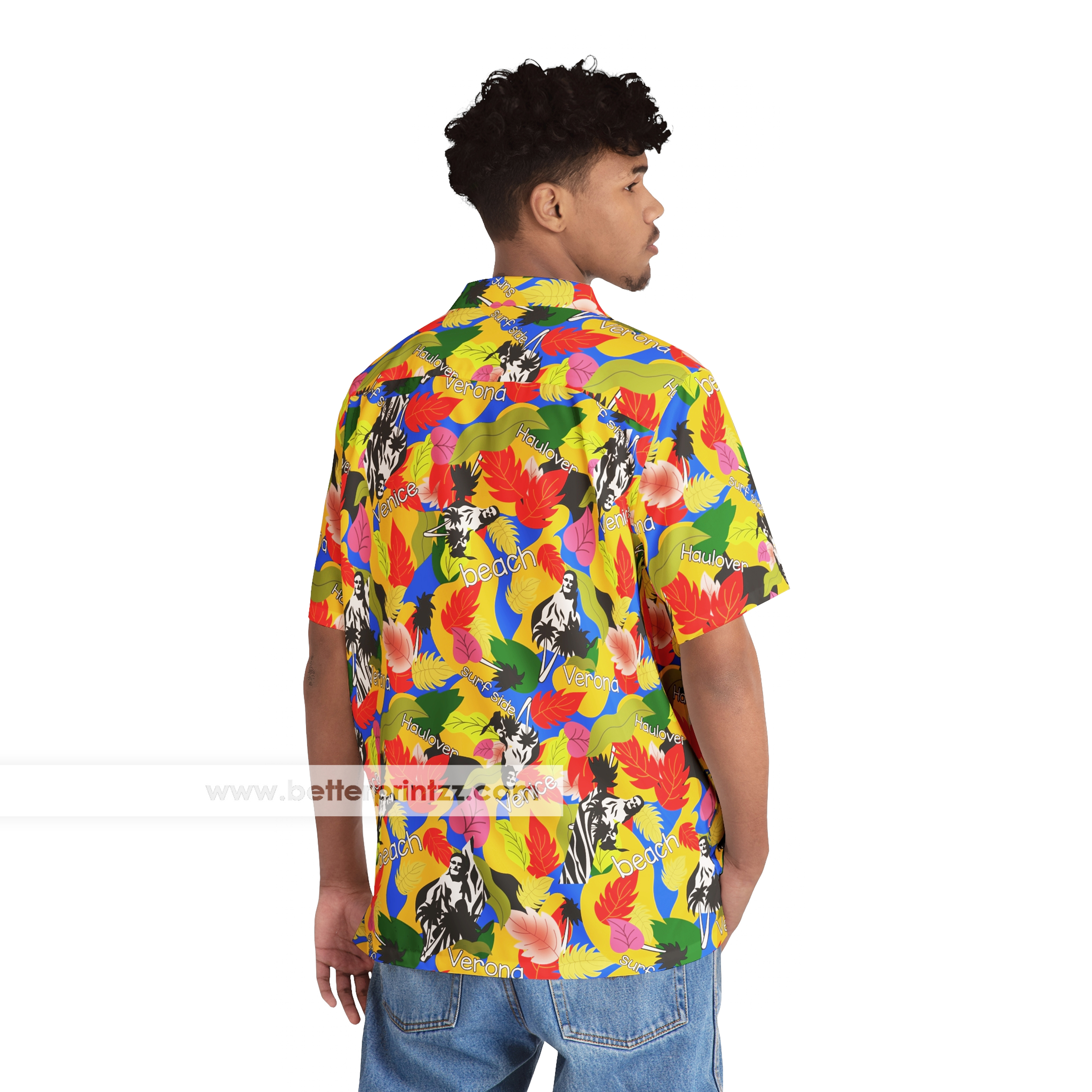 Sampson Hawaiian Shirt from 1996 Romeo + Juliet, Montague Boys Cosplay, Famous Hawaiian Shirt from Movie, Halloween Costume Shirt product thumbnail image Sampson Hawaiian Shirt from 1996 Romeo + Juliet, Montague Boys Cosplay, Famous Hawaiian Shirt from Movie, Halloween Costume Shirt product thumbnail image