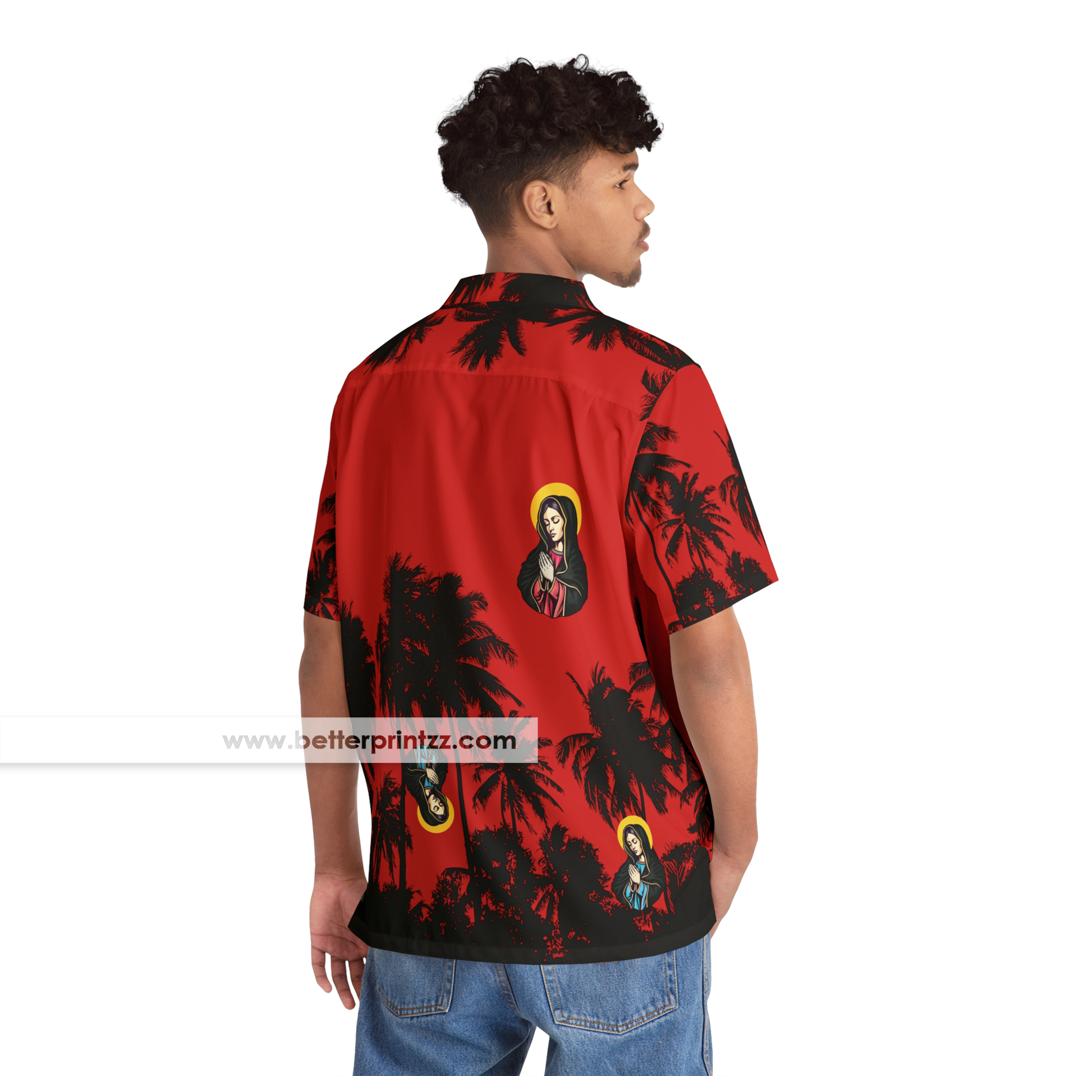 Gregory Hawaiian Shirt from 1996 Romeo + Juliet, Montague Boys Cosplay, Famous Hawaiian Shirt from Movie, Halloween Costume Shirt product thumbnail image Gregory Hawaiian Shirt from 1996 Romeo + Juliet, Montague Boys Cosplay, Famous Hawaiian Shirt from Movie, Halloween Costume Shirt product thumbnail image