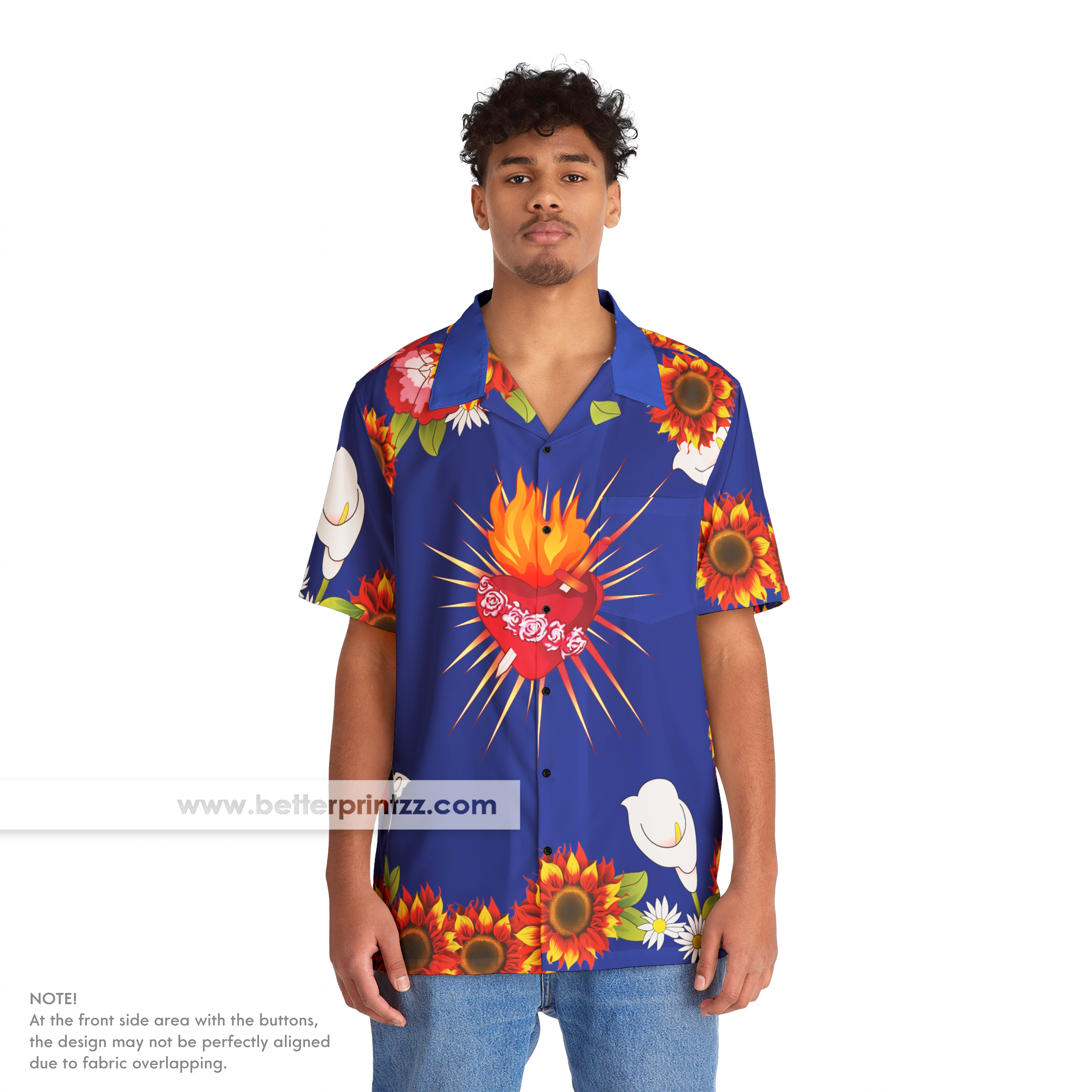 Romeo Heart Hawaiian Shirt 1996 Movie Romeo + Juliet, Leonardo DiCaprio Cosplay, Famous Hawaiian Shirt from Movie, Halloween Costume Shirt (L, XL) product thumbnail image Romeo Heart Hawaiian Shirt 1996 Movie Romeo + Juliet, Leonardo DiCaprio Cosplay, Famous Hawaiian Shirt from Movie, Halloween Costume Shirt (L, XL) product thumbnail image