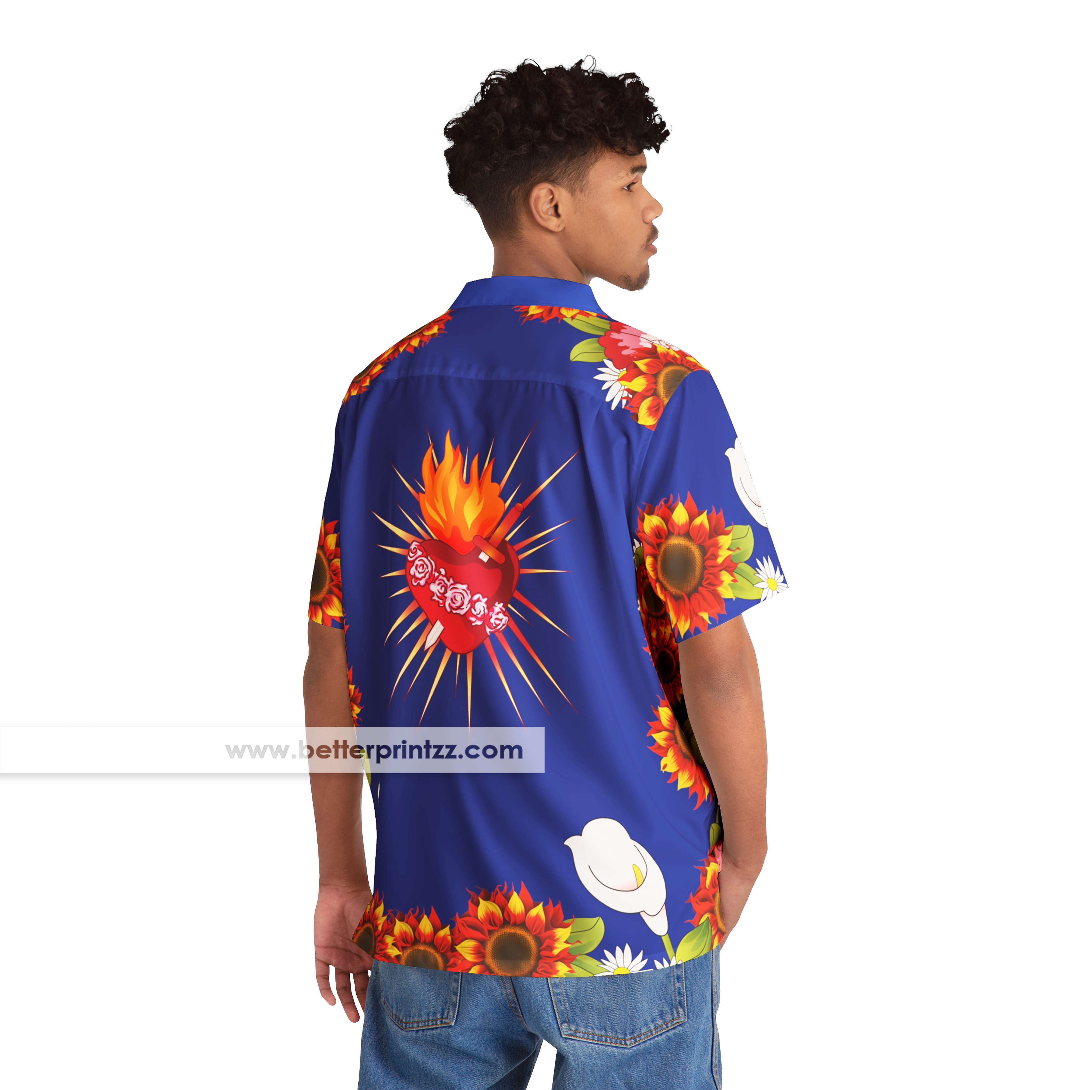 Romeo Heart Hawaiian Shirt 1996 Movie Romeo + Juliet, Leonardo DiCaprio Cosplay, Famous Hawaiian Shirt from Movie, Halloween Costume Shirt (L, XL) product thumbnail image Romeo Heart Hawaiian Shirt 1996 Movie Romeo + Juliet, Leonardo DiCaprio Cosplay, Famous Hawaiian Shirt from Movie, Halloween Costume Shirt (L, XL) product thumbnail image