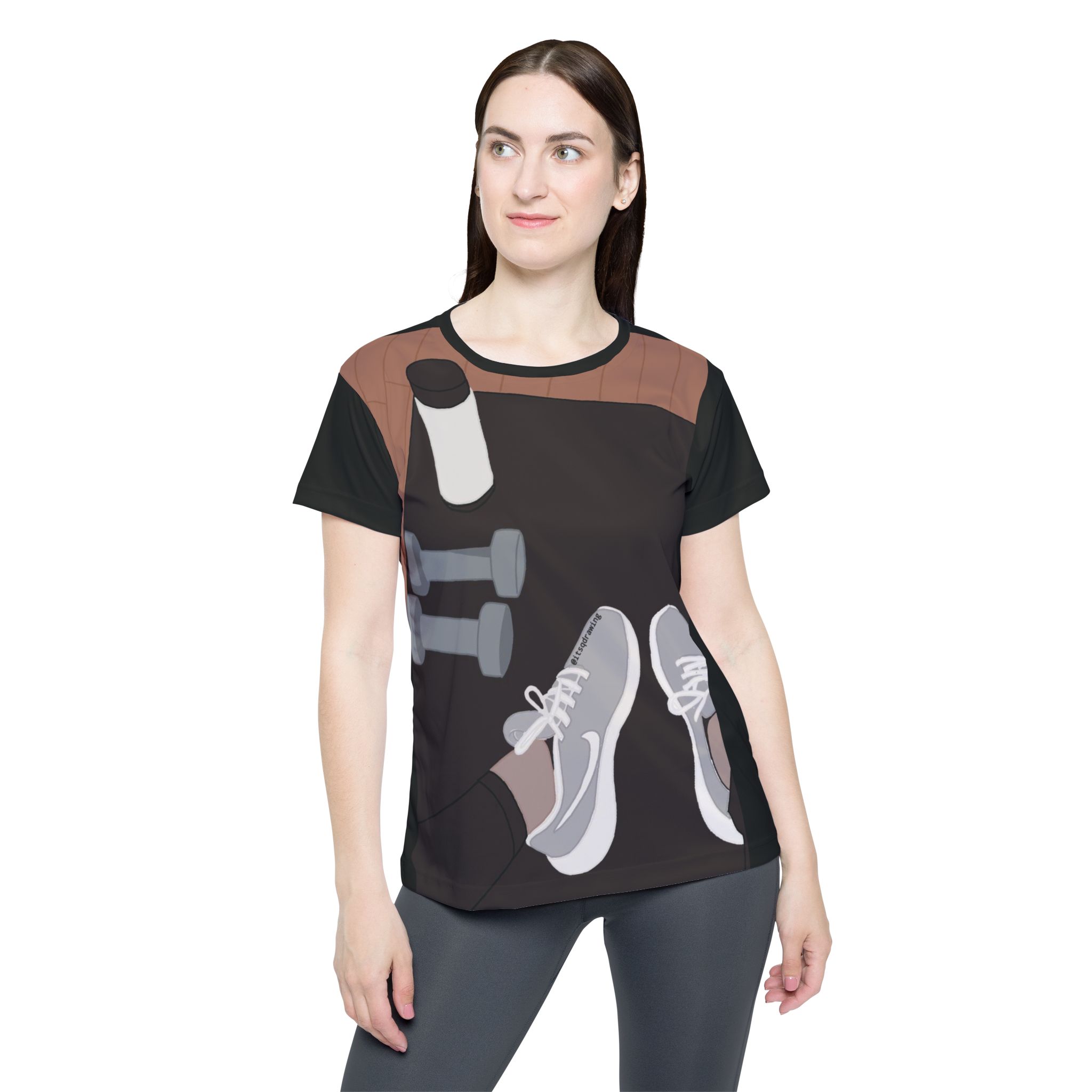 Personalized Women's Sports Jersey Pattern T-Shirt, Customizable Athletic Top, Workout Apparel, Team Spirit Shirt, Gift for Fitness Enthusiasts, Casual Wear product thumbnail image Personalized Women's Sports Jersey Pattern T-Shirt, Customizable Athletic Top, Workout Apparel, Team Spirit Shirt, Gift for Fitness Enthusiasts, Casual Wear product thumbnail image