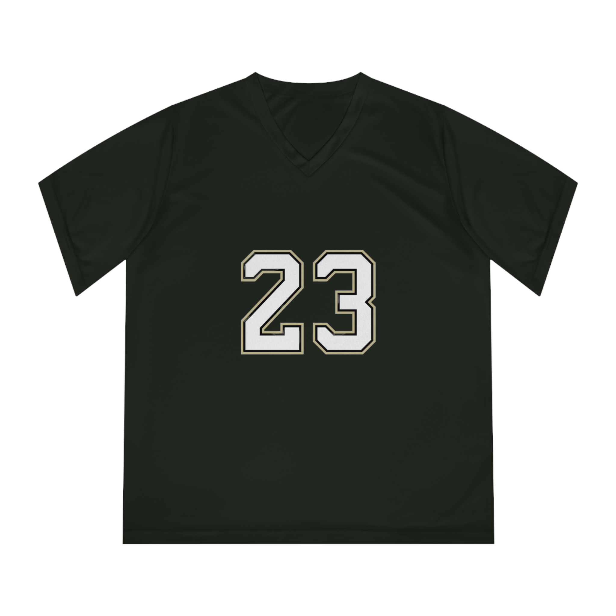 Personalized Women's V-Neck Sports T-Shirt, Fitness Top, Workout Shirt, Casual Athletic Wear, Comfortable Sports T-Shirt, Gift For Her product thumbnail image