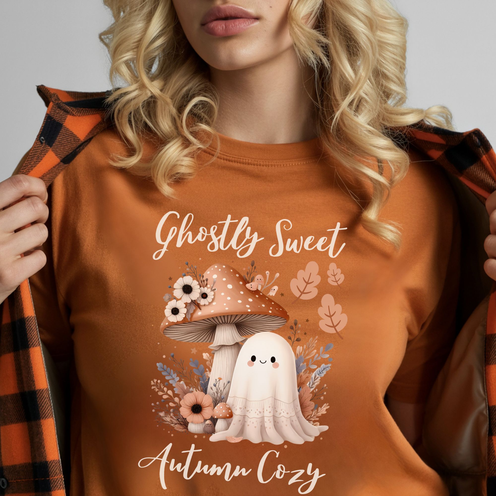 Ghostly Sweet Autumn Cozy Tee product thumbnail image