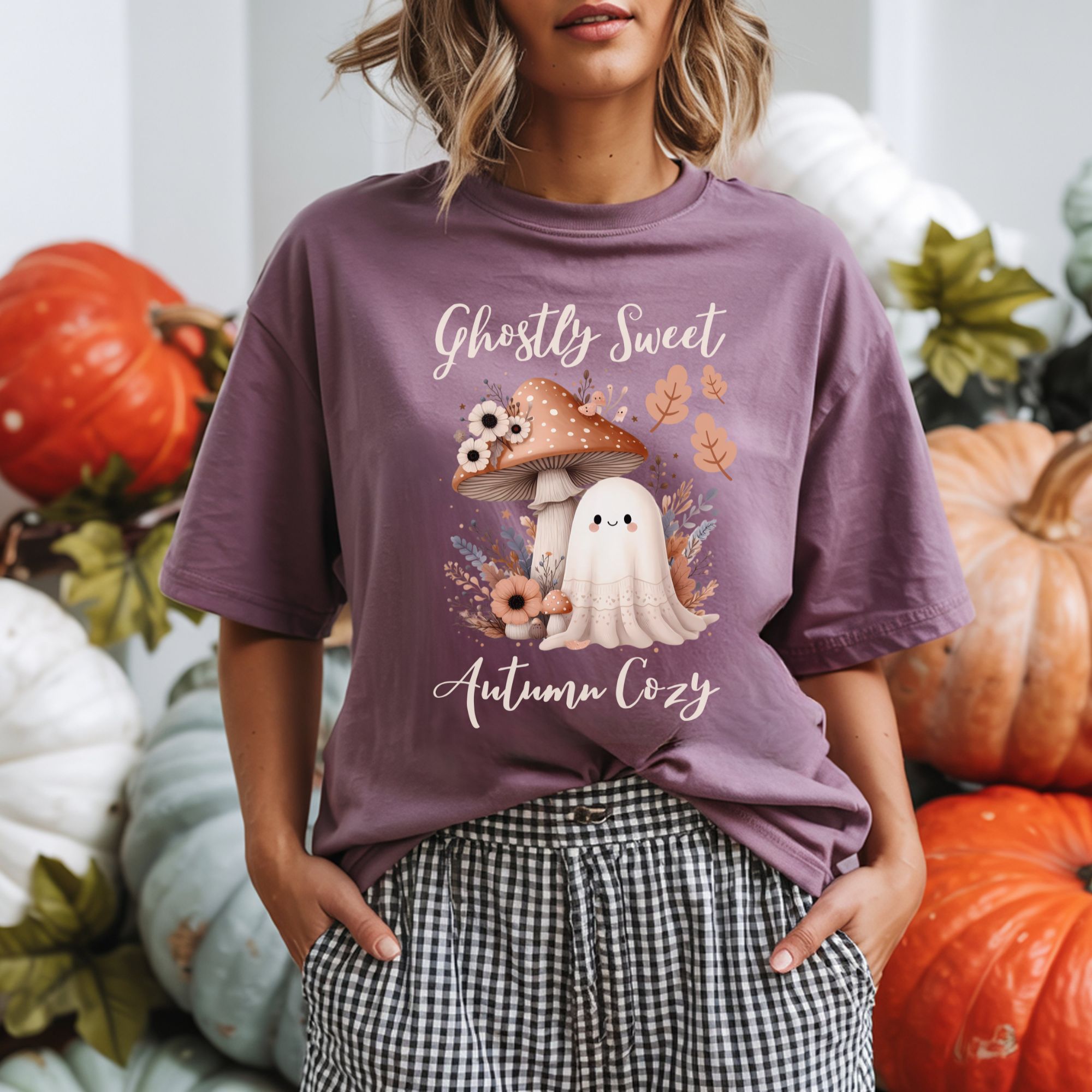 Ghostly Sweet Autumn Cozy Tee product thumbnail image
