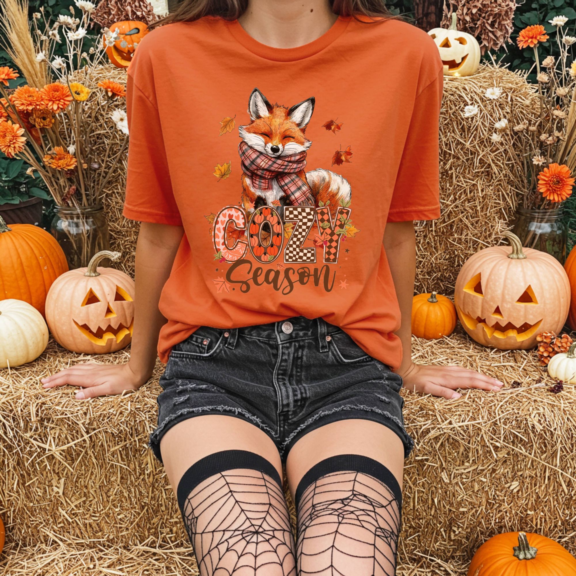Cozy Season Fox Tee  product thumbnail image