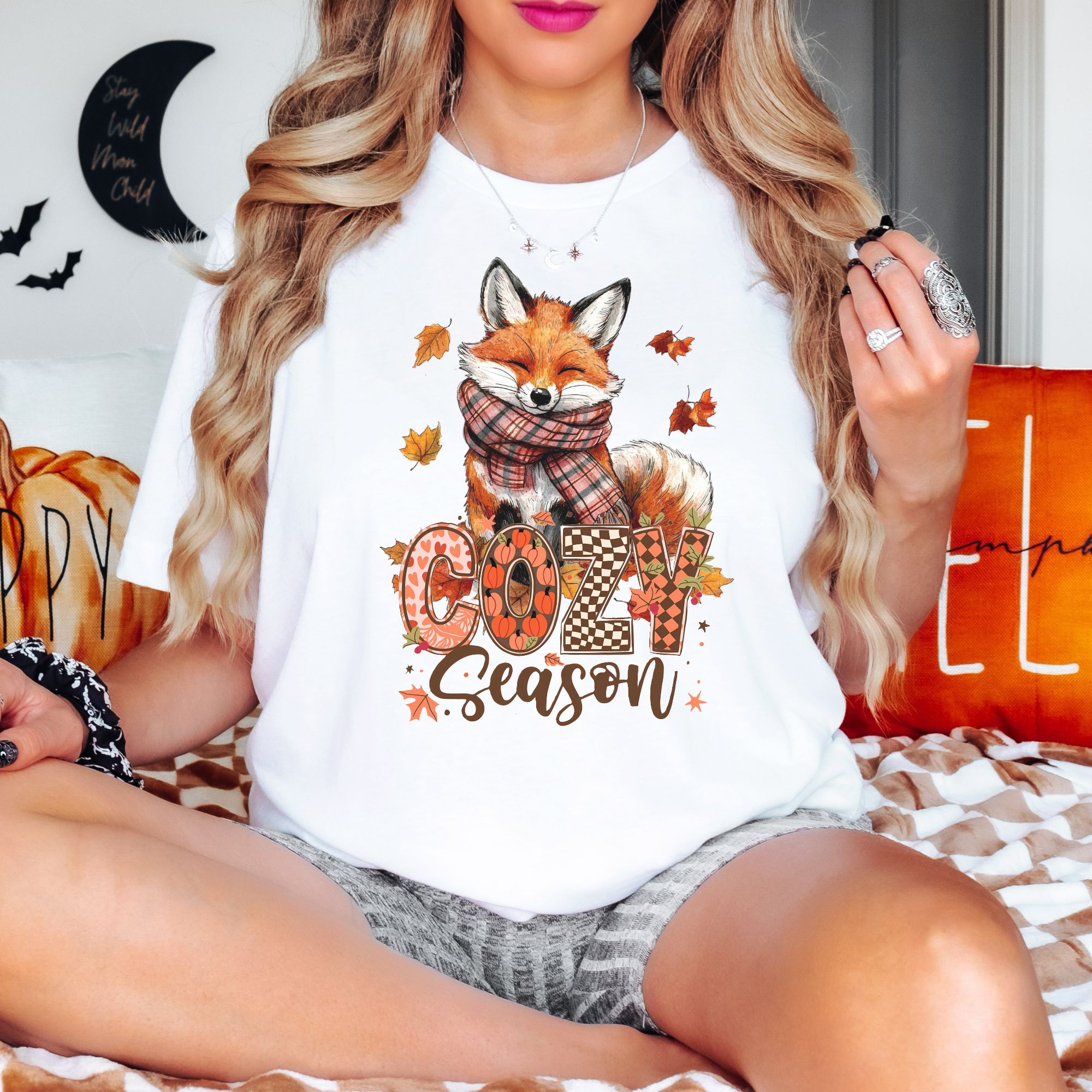 Cozy Season Fox Tee  product thumbnail image