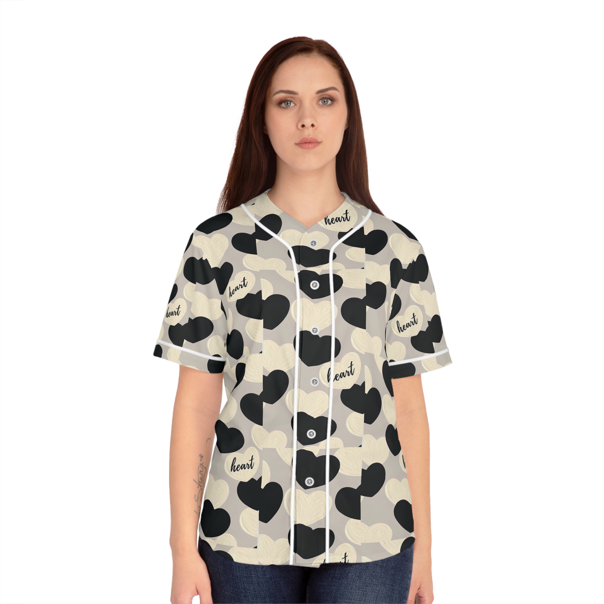 Personalized Women's Baseball Pajama Style, Customizable Pattern Shirt, Gift for Her, Casual Wear, Summer Outfit, Trendy Apparel product thumbnail image Personalized Women's Baseball Pajama Style, Customizable Pattern Shirt, Gift for Her, Casual Wear, Summer Outfit, Trendy Apparel product thumbnail image