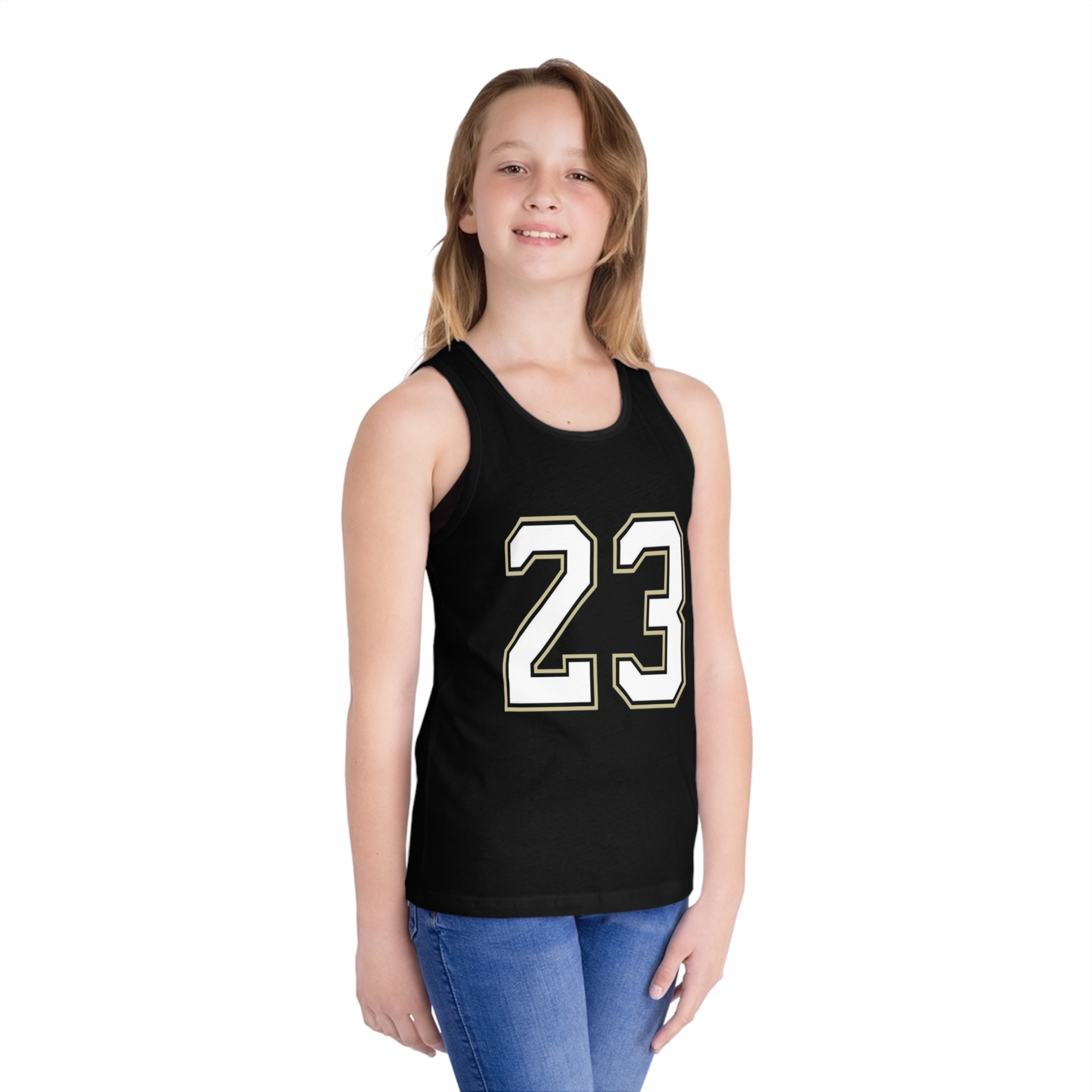 Personalized Teen's Tank Top, Stylish Kids Summer Essential, Perfect for Playtime, Birthdays, Family Gatherings, Outdoor Fun, For Boys & Girls aged from 9-14 years product thumbnail image Personalized Teen's Tank Top, Stylish Kids Summer Essential, Perfect for Playtime, Birthdays, Family Gatherings, Outdoor Fun, For Boys & Girls aged from 9-14 years product thumbnail image