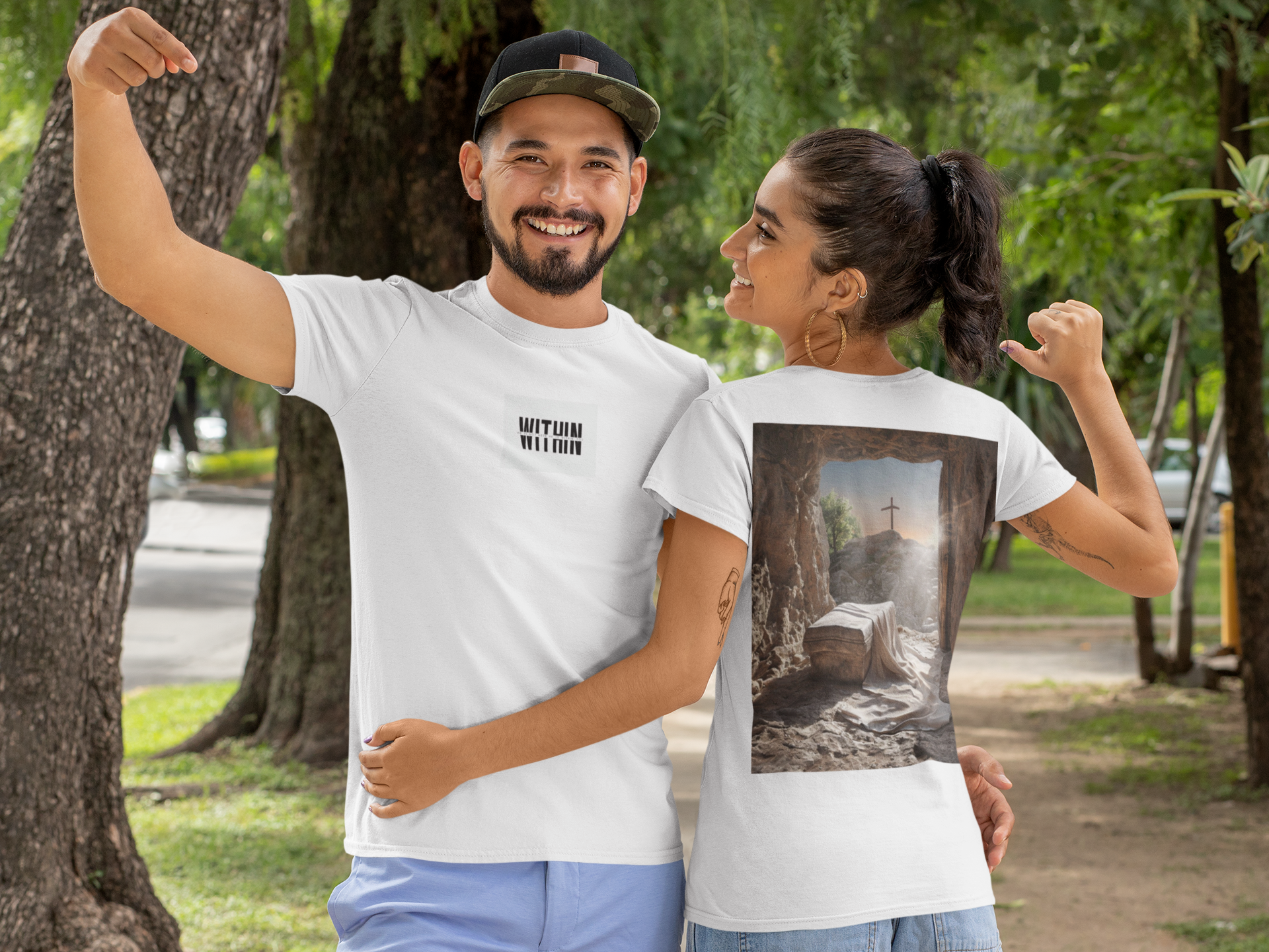 Faith-Inspired Unisex Softstyle T-Shirt, Religious Tee, Christian Apparel, Inspirational Gift, Casual Faith Wear, Easter Celebration Shirt product thumbnail image