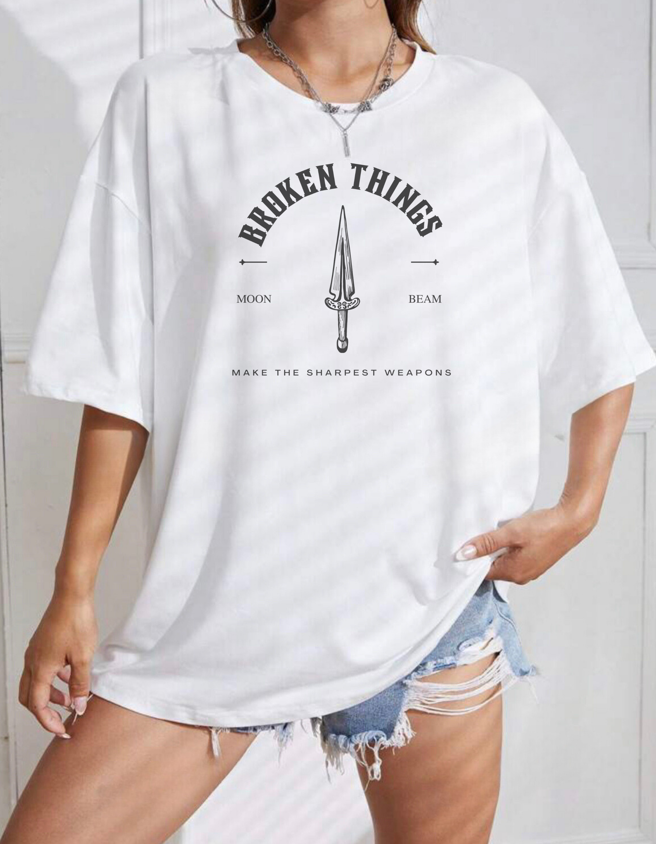 Broken Things Comfort Colors T-Shirt, When The Moon Hatched product thumbnail image Broken Things Comfort Colors T-Shirt, When The Moon Hatched product thumbnail image