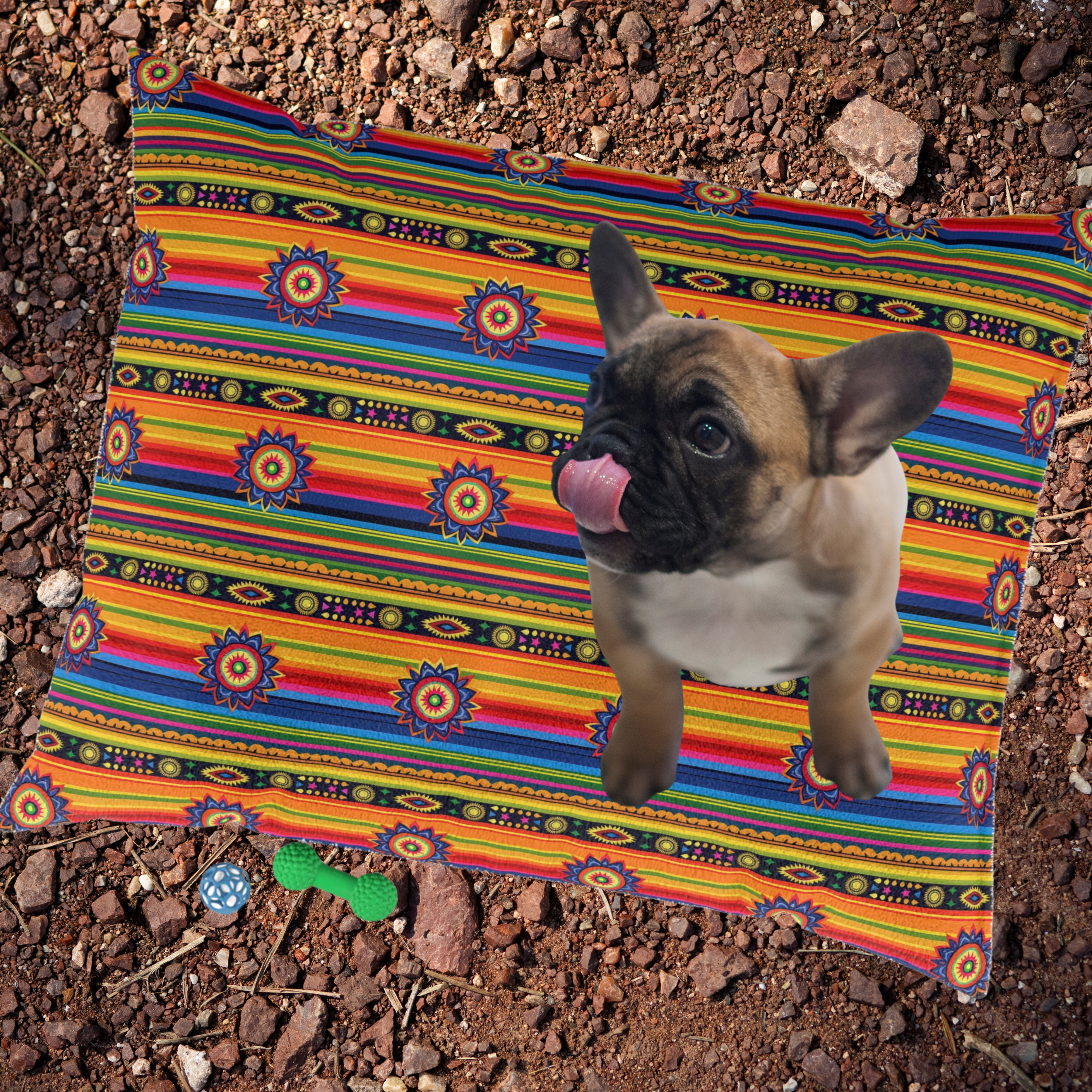 🎉 Viva México Dog Bed – Bold, Colorful Comfort for Fiesta-Loving Furballs | 3 Comfy Sizes product thumbnail image