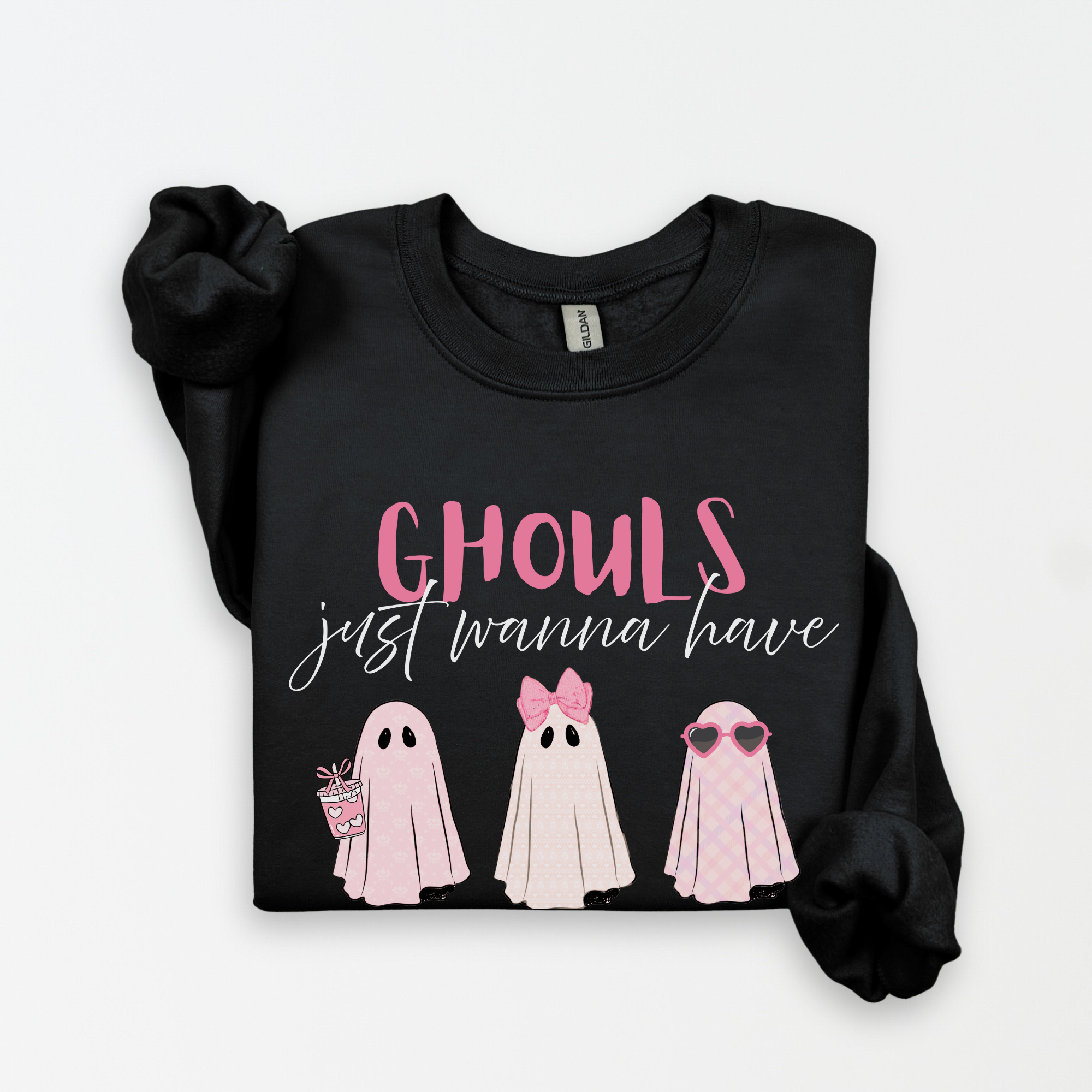 Ghouls Just Wanna Have Fun Crewneck Sweatshirt product thumbnail image Ghouls Just Wanna Have Fun Crewneck Sweatshirt product thumbnail image