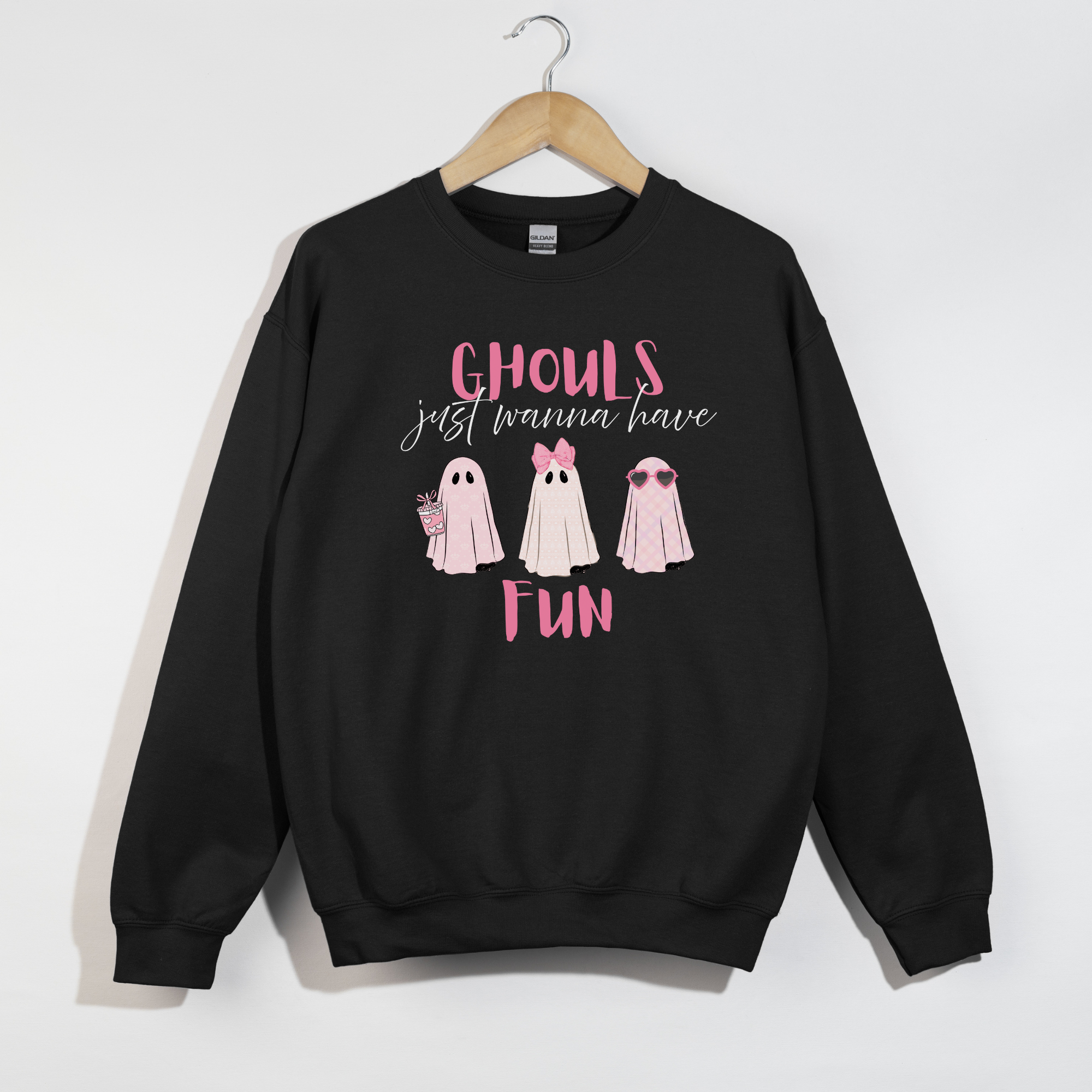 Ghouls Just Wanna Have Fun Crewneck Sweatshirt product thumbnail image Ghouls Just Wanna Have Fun Crewneck Sweatshirt product thumbnail image