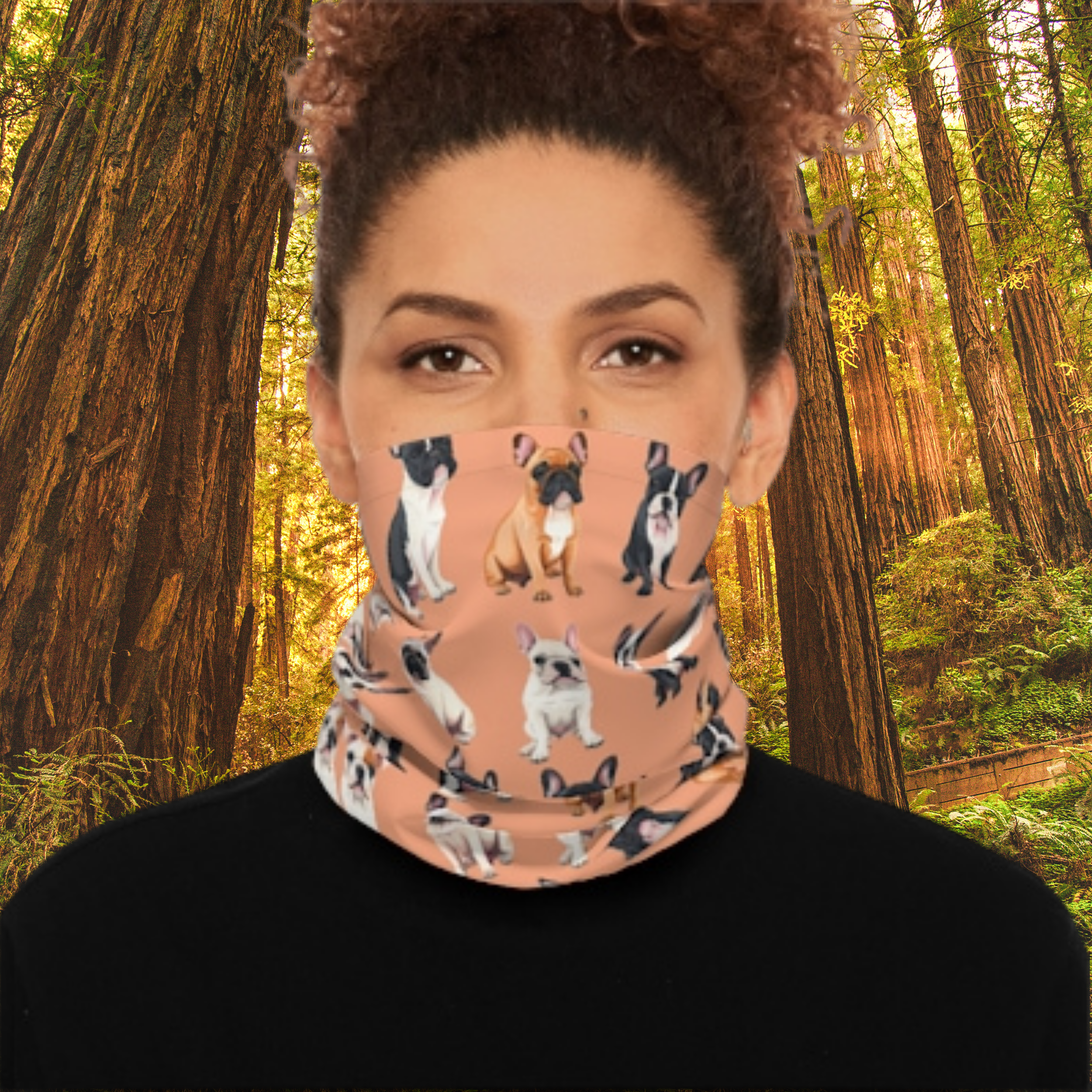 🐾 French Bulldog Neck Gaiter: Pawesome Protection with Pup-tastic Style | 3 Sizes