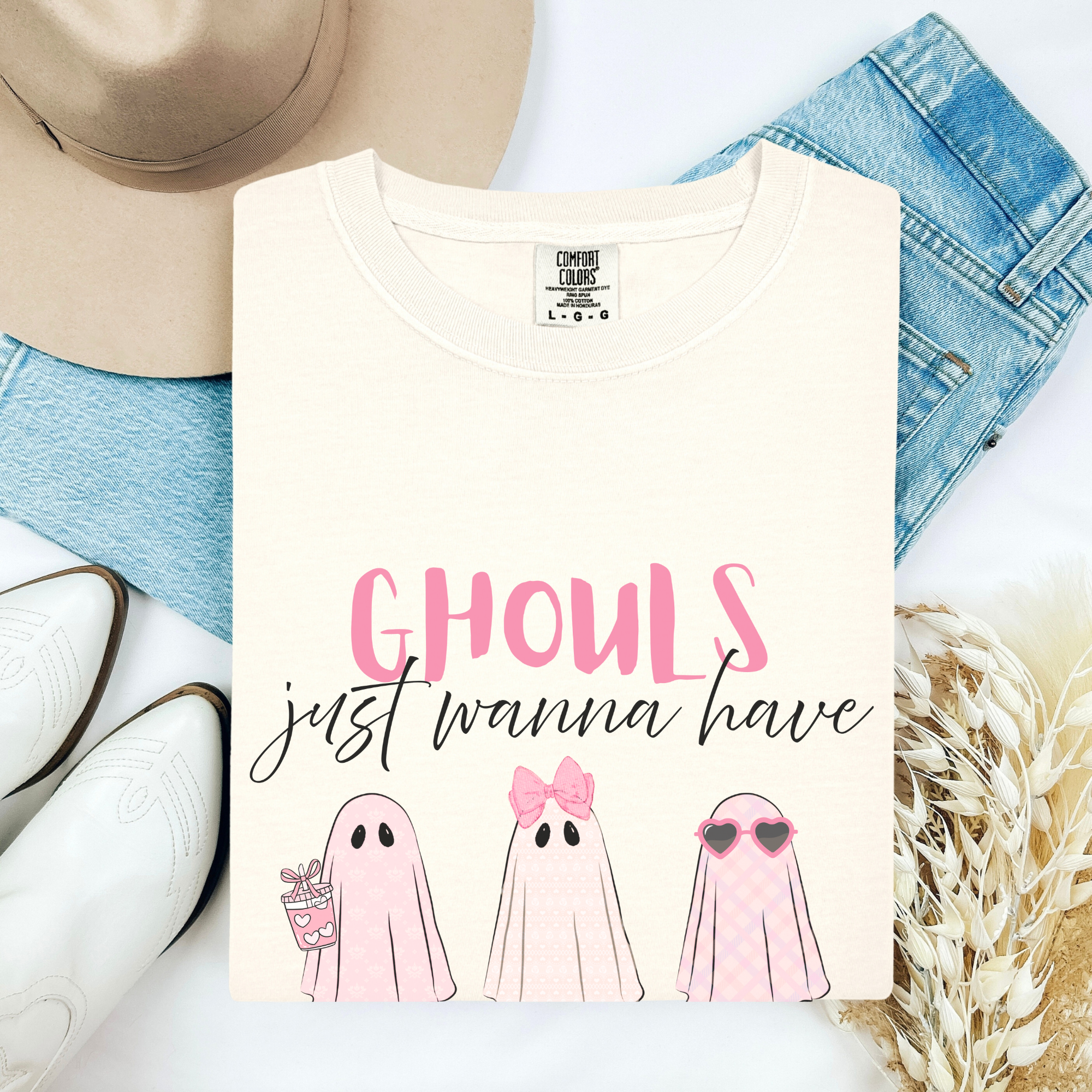 Ghouls Just Wanna Have Fun Shirt, Halloween T-Shirt, Unisex Graphic Tee, Spooky Season Apparel, Cute Ghosts Shirt, Fall Fashion Top product thumbnail image Ghouls Just Wanna Have Fun Shirt, Halloween T-Shirt, Unisex Graphic Tee, Spooky Season Apparel, Cute Ghosts Shirt, Fall Fashion Top product thumbnail image