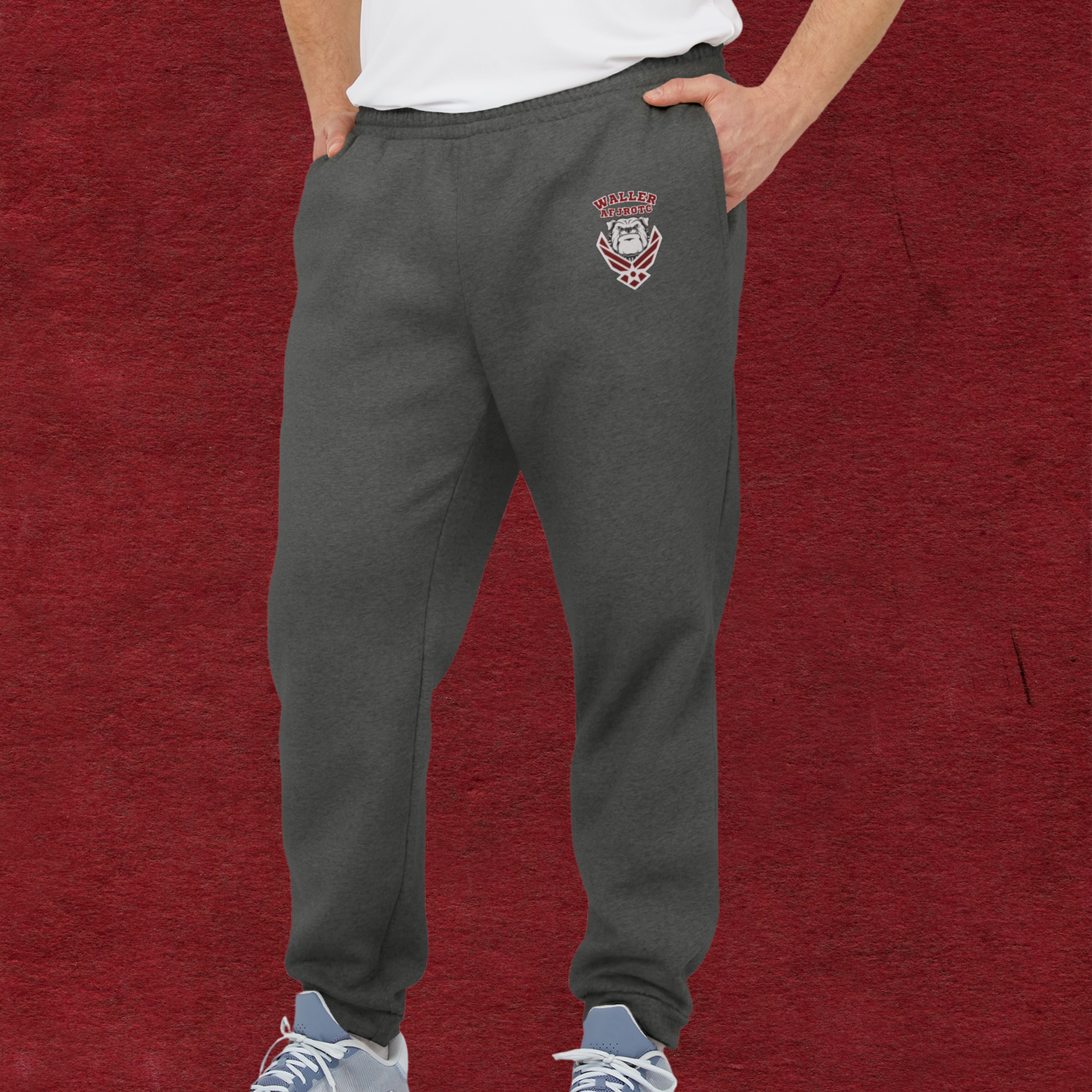 Waller High School AFJROTC Adidas Unisex Fleece Joggers product thumbnail image Waller High School AFJROTC Adidas Unisex Fleece Joggers product thumbnail image