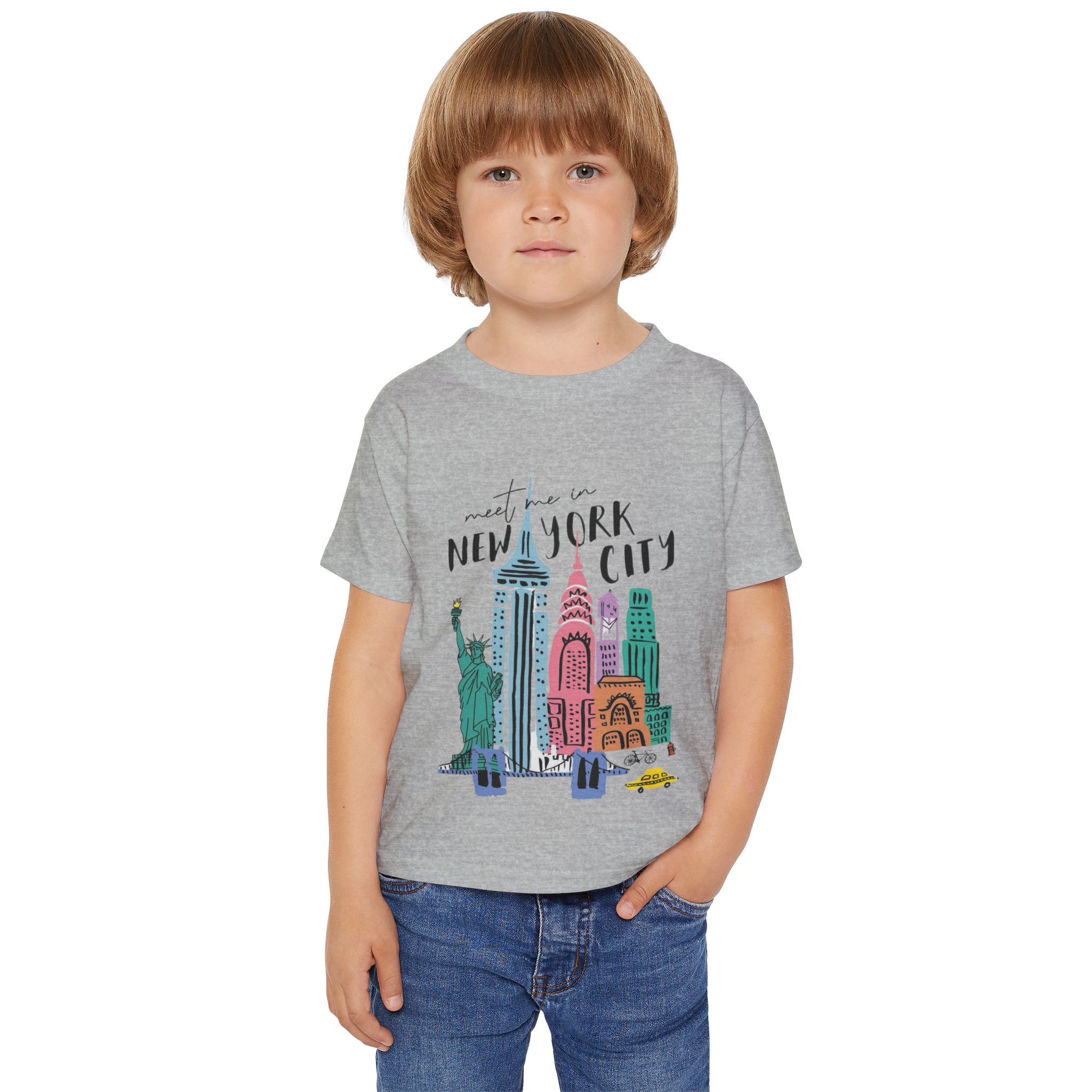 Personalized Toddler T-Shirt, Cute Kids T-Shirt, Customizable Toddler Shirt, Toddler Apparel for Any Occasion, Birthday Gift for Kids aged 1-5 years product thumbnail image