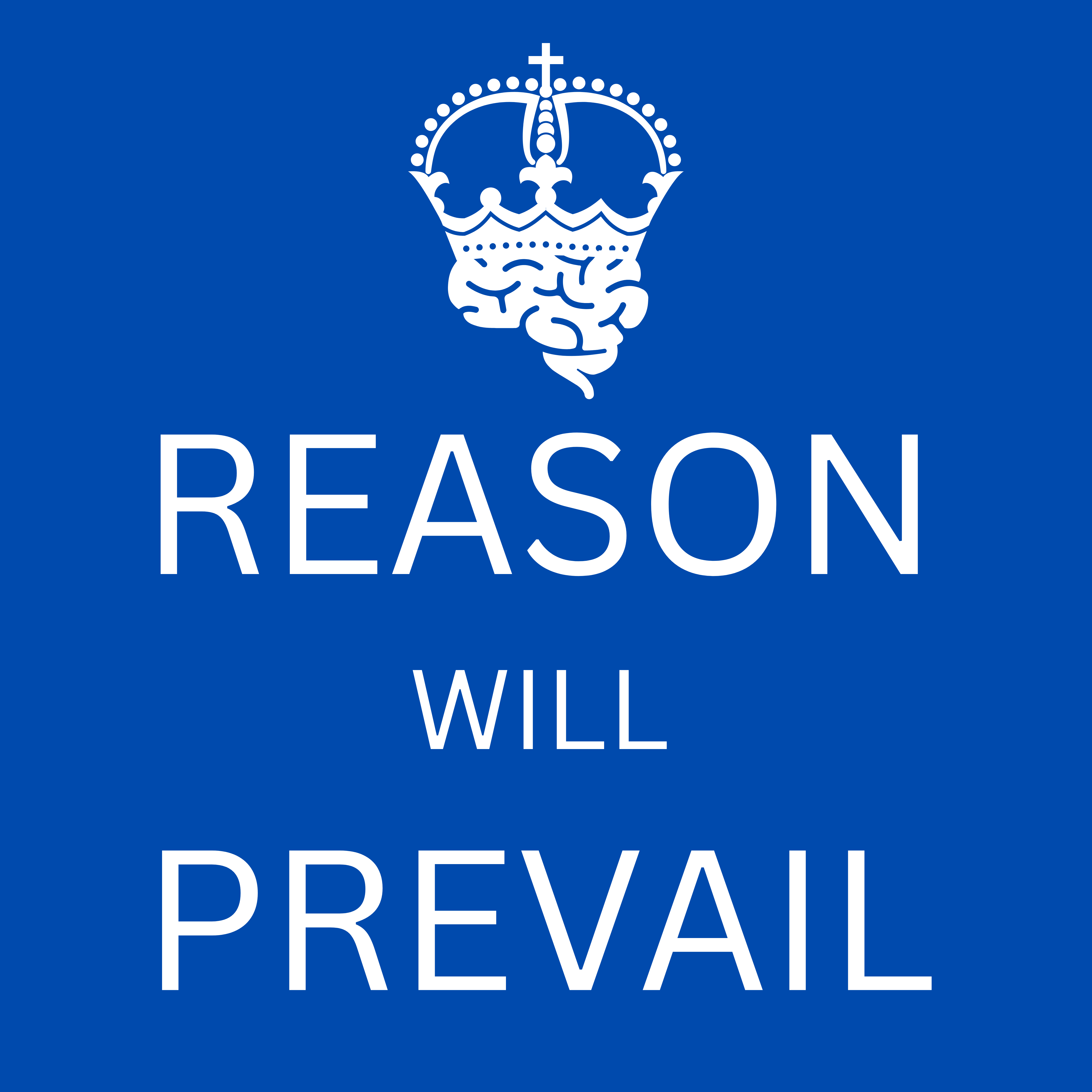 "Reason Will Prevail" Funny Political T-Shirt