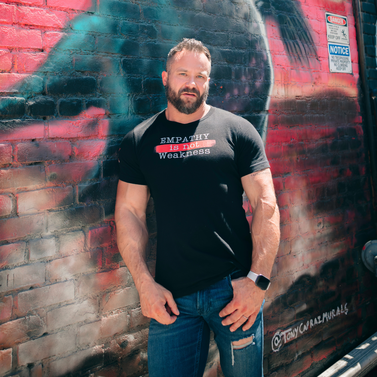 "EMPATHY is not WEAKNESS" Unisex Tee product thumbnail image "EMPATHY is not WEAKNESS" Unisex Tee product thumbnail image