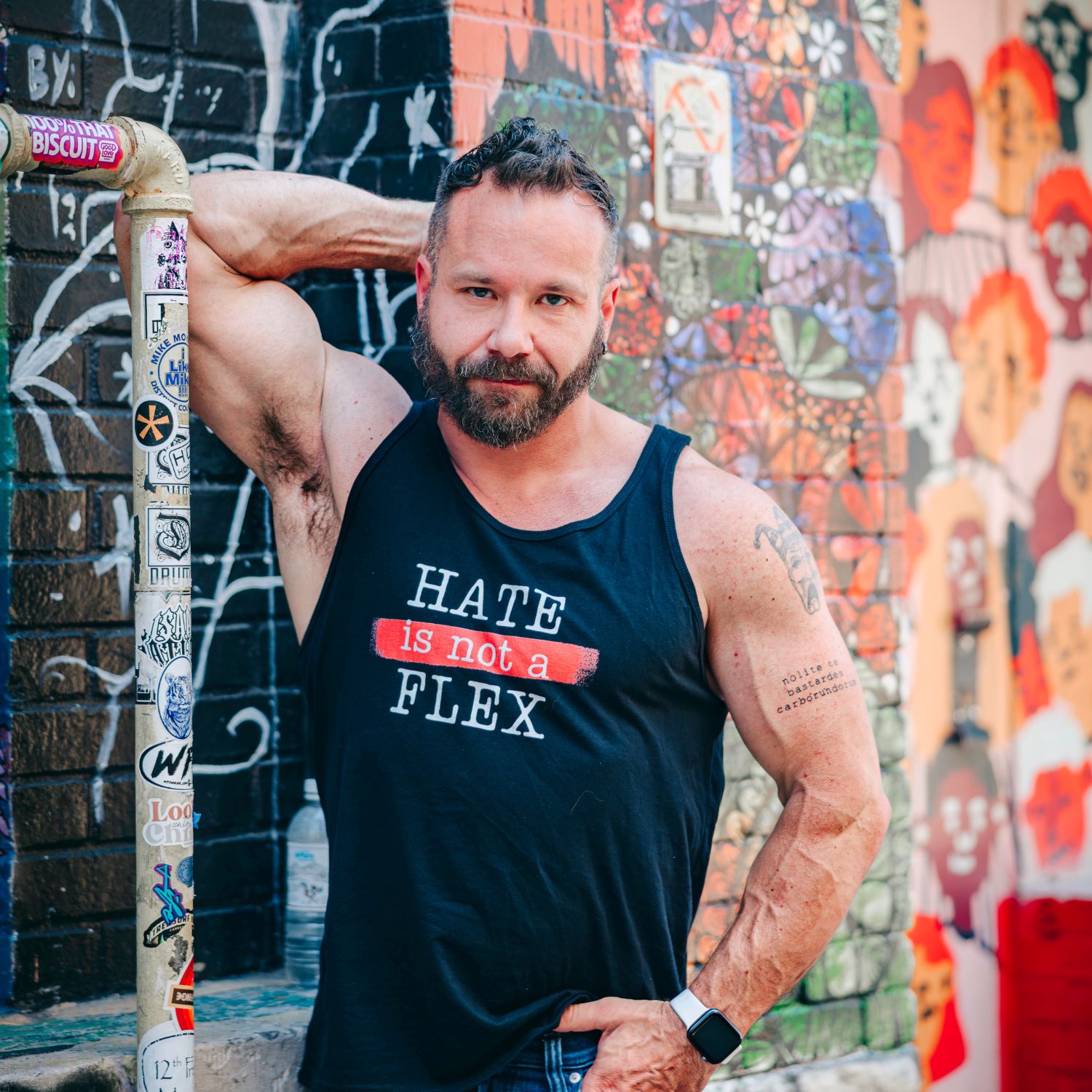 "HATE is not a FLEX" Men's Tank Top "HATE is not a FLEX" Men's Tank Top