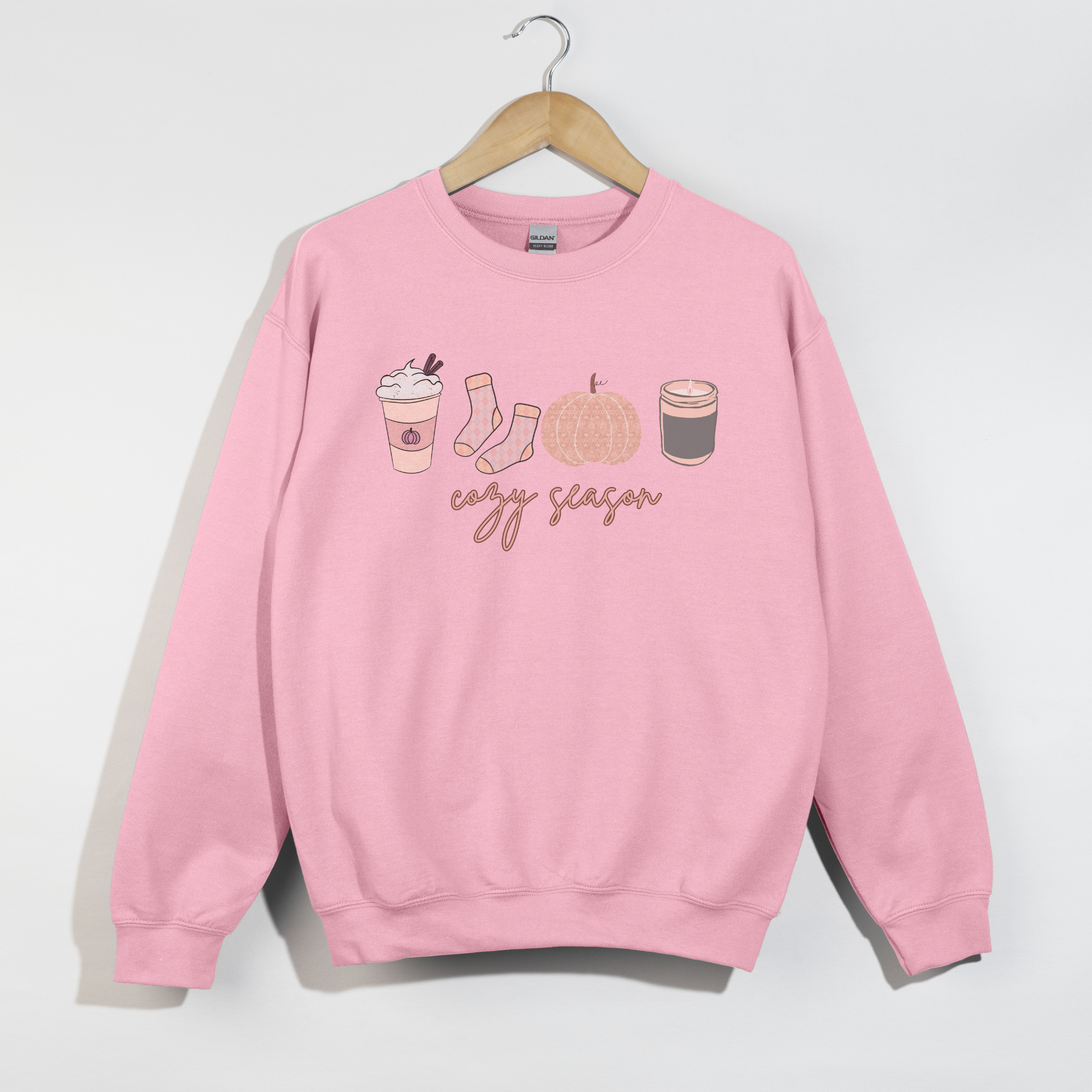 Cozy Season Sweatshirt | Comfortable Fall Apparel, Unisex Crew Sweatshirt for Autumn, Perfect Gift for Halloween, Thanksgiving, and More product thumbnail image Cozy Season Sweatshirt | Comfortable Fall Apparel, Unisex Crew Sweatshirt for Autumn, Perfect Gift for Halloween, Thanksgiving, and More product thumbnail image