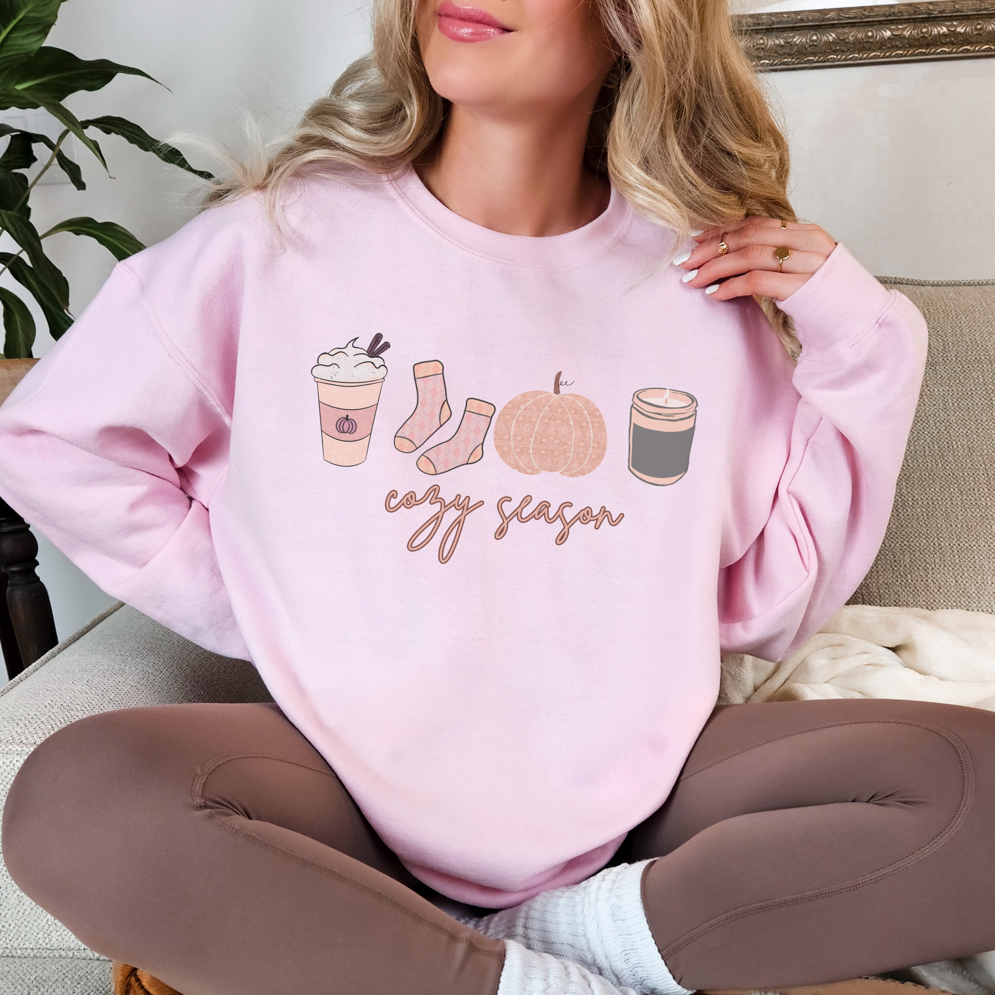 Cozy Season Sweatshirt | Comfortable Fall Apparel, Unisex Crew Sweatshirt for Autumn, Perfect Gift for Halloween, Thanksgiving, and More Cozy Season Sweatshirt | Comfortable Fall Apparel, Unisex Crew Sweatshirt for Autumn, Perfect Gift for Halloween, Thanksgiving, and More