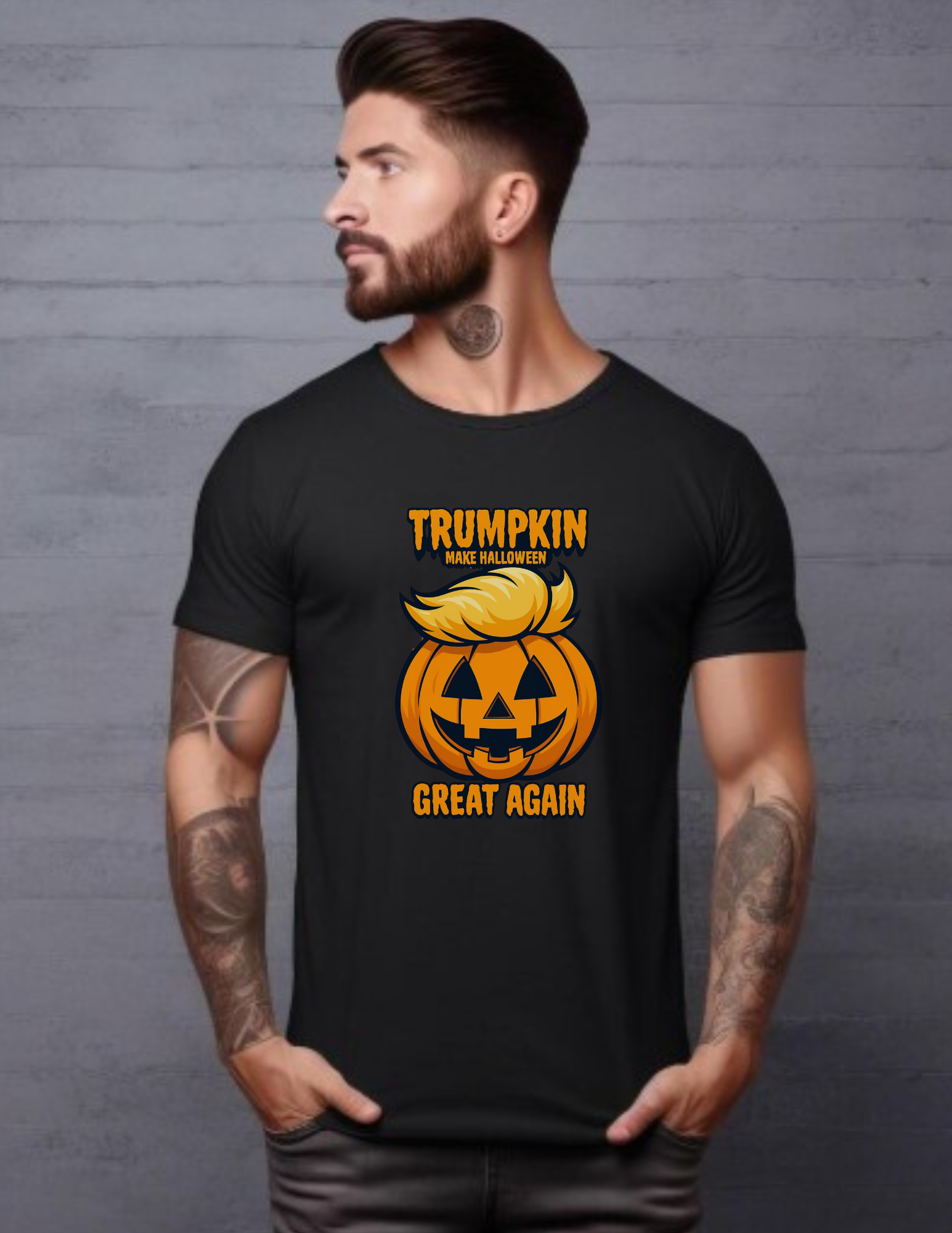 Trumpkin Make Halloween Great Again Funny T-Shirt, Trumpkin Make Halloween Great Again Funny T-Shirt,