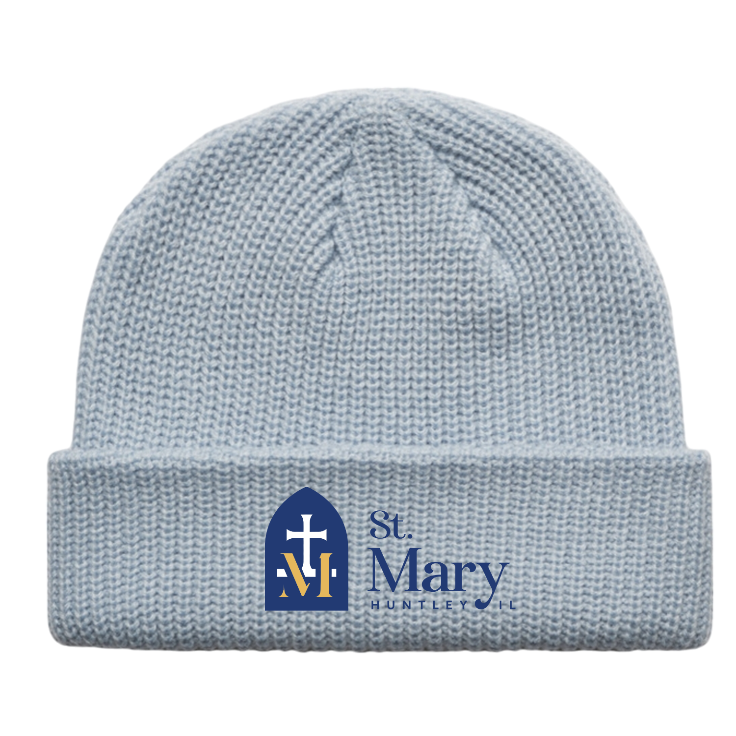 St. Mary Cuff Beanie | Cozy Winter Hat, Church Event, Spirit Wear product thumbnail image St. Mary Cuff Beanie | Cozy Winter Hat, Church Event, Spirit Wear product thumbnail image