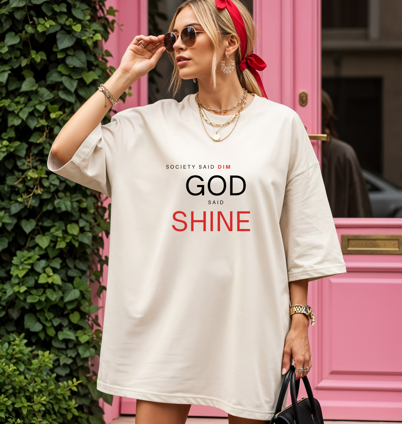 “God Said Shine” T-Shirt – Inspirational Unisex Comfort Colors® 1717 Tee, Motivational Faith Apparel “God Said Shine” T-Shirt – Inspirational Unisex Comfort Colors® 1717 Tee, Motivational Faith Apparel