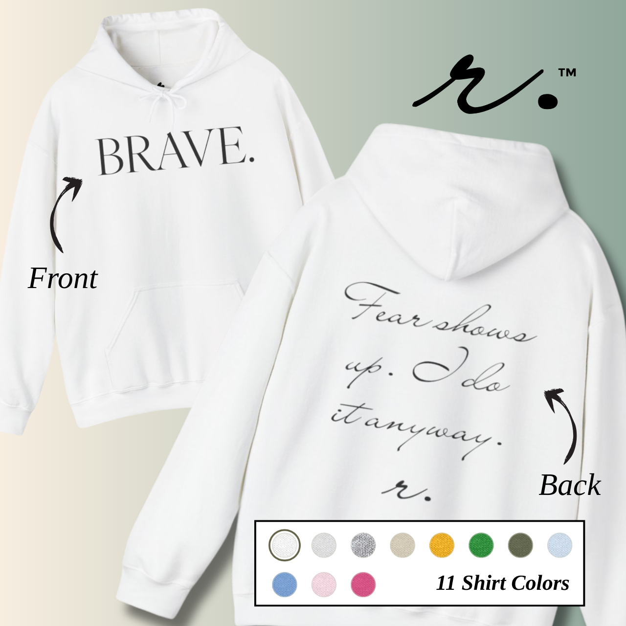 BRAVE. | Reminder Collection Hoodie - Adults