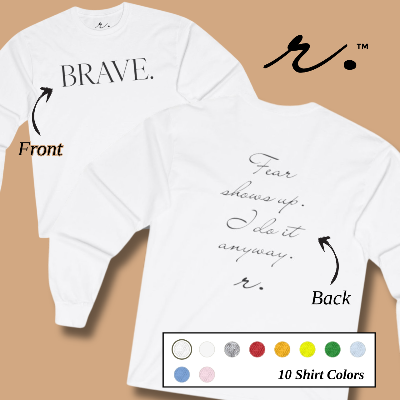 BRAVE. | Reminder Collection Long Sleeve - Adults
