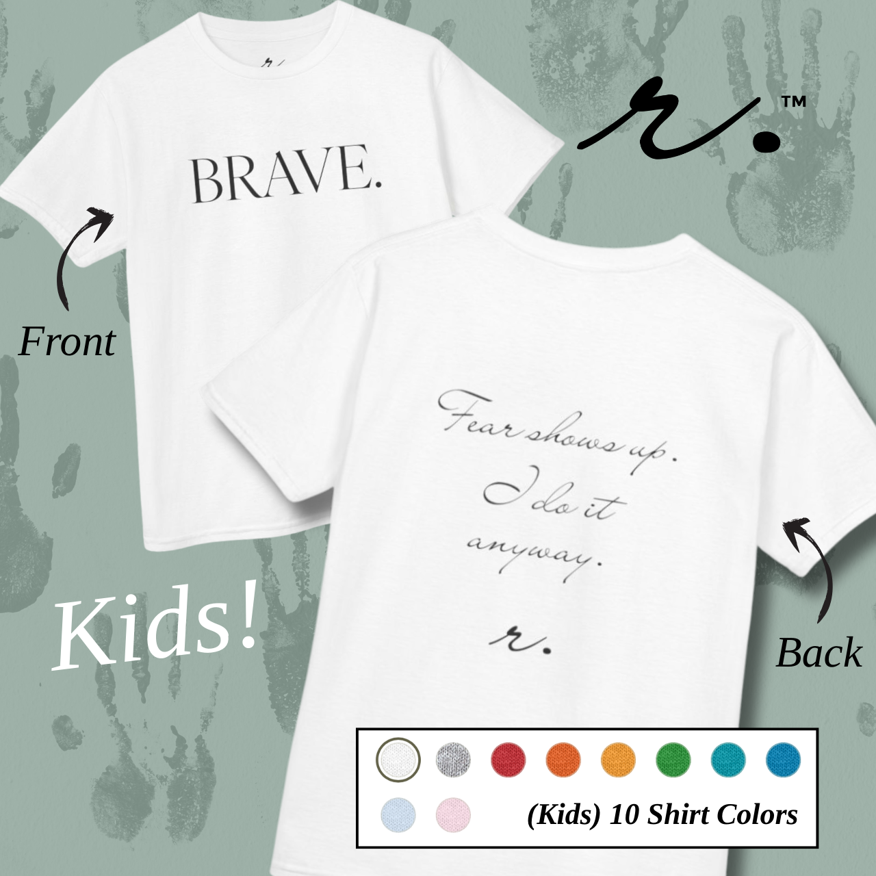 BRAVE. | Reminder Collection Tee - Kids
